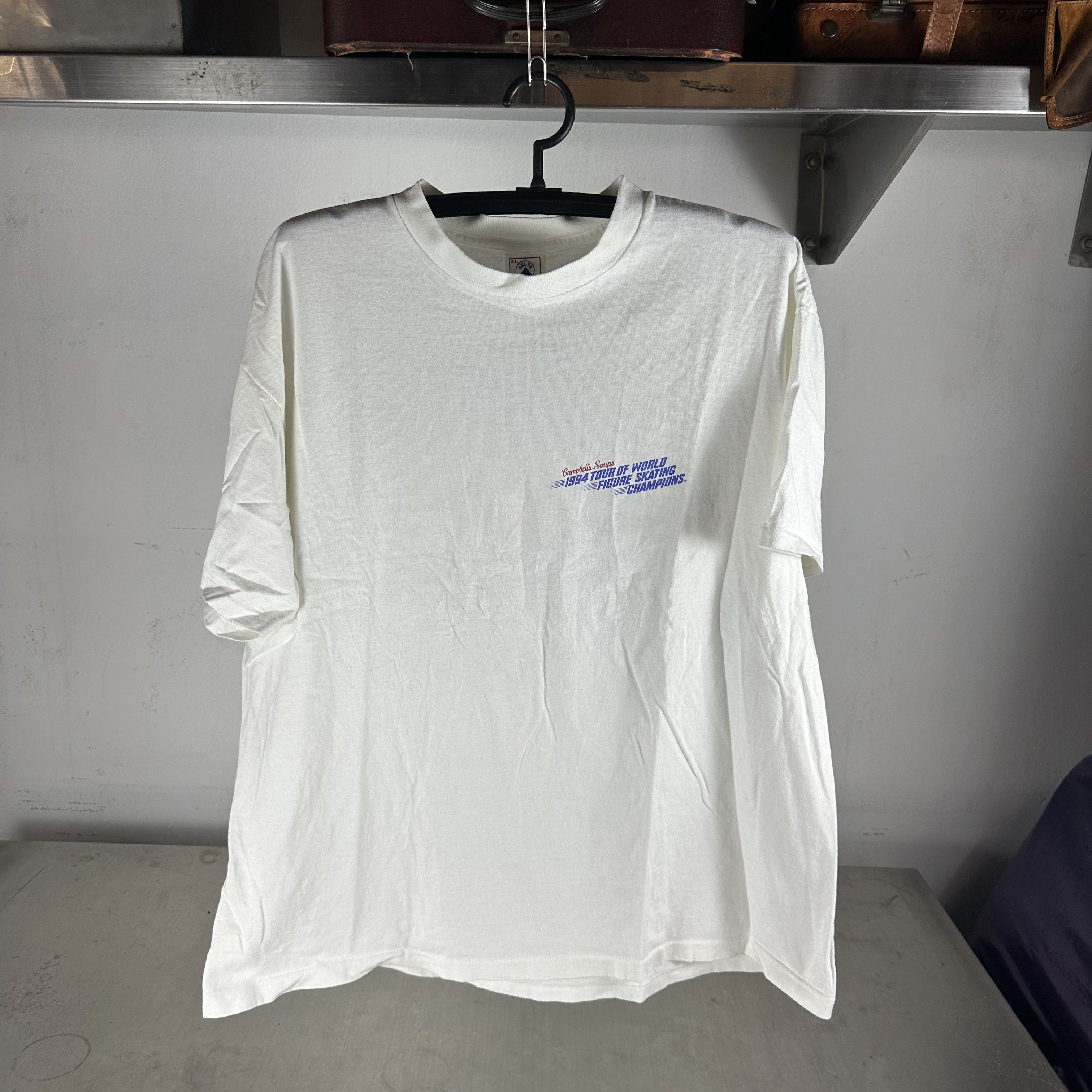 Vintage Campbell's Soups 1994 Tour of World Figure Skating Tee Size US XL / EU 56 / 4 - 2 Thumbnail