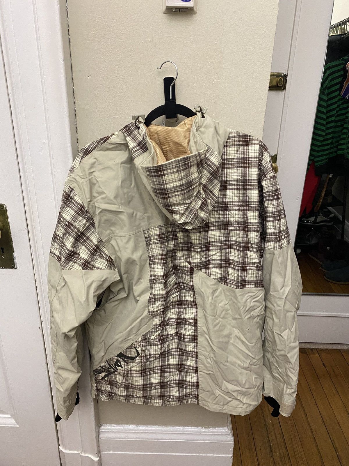 Quiksilver Quiksilver Todd Richards brown and cream plaid ski jacket Size US M / EU 48-50 / 2 - 3 Thumbnail