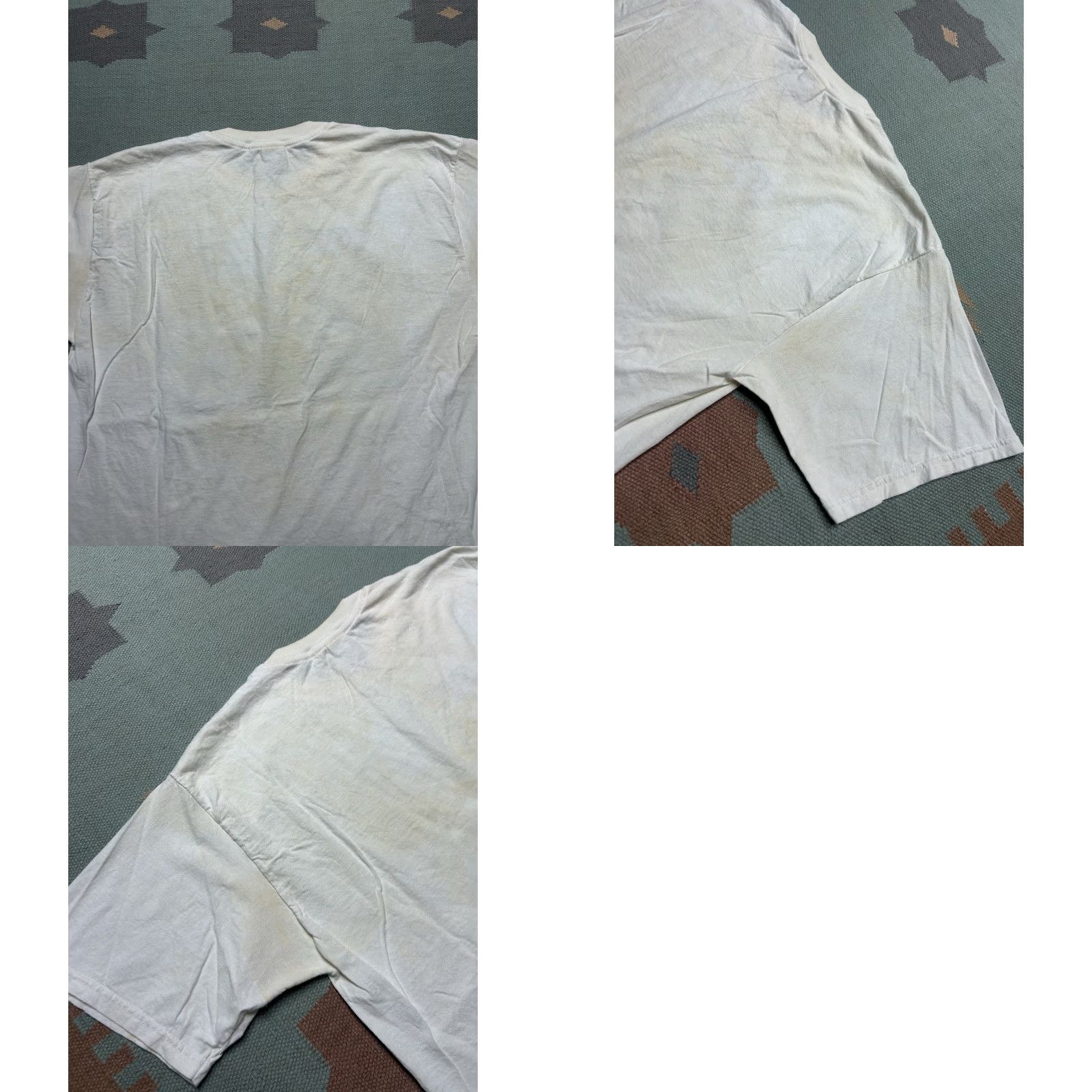 Vintage VINTAGE 90s Louisiana T-Shirt XL White Graphic Crocodile Puppies Porch Distressed Men Size US XL / EU 56 / 4 - 8 Thumbnail