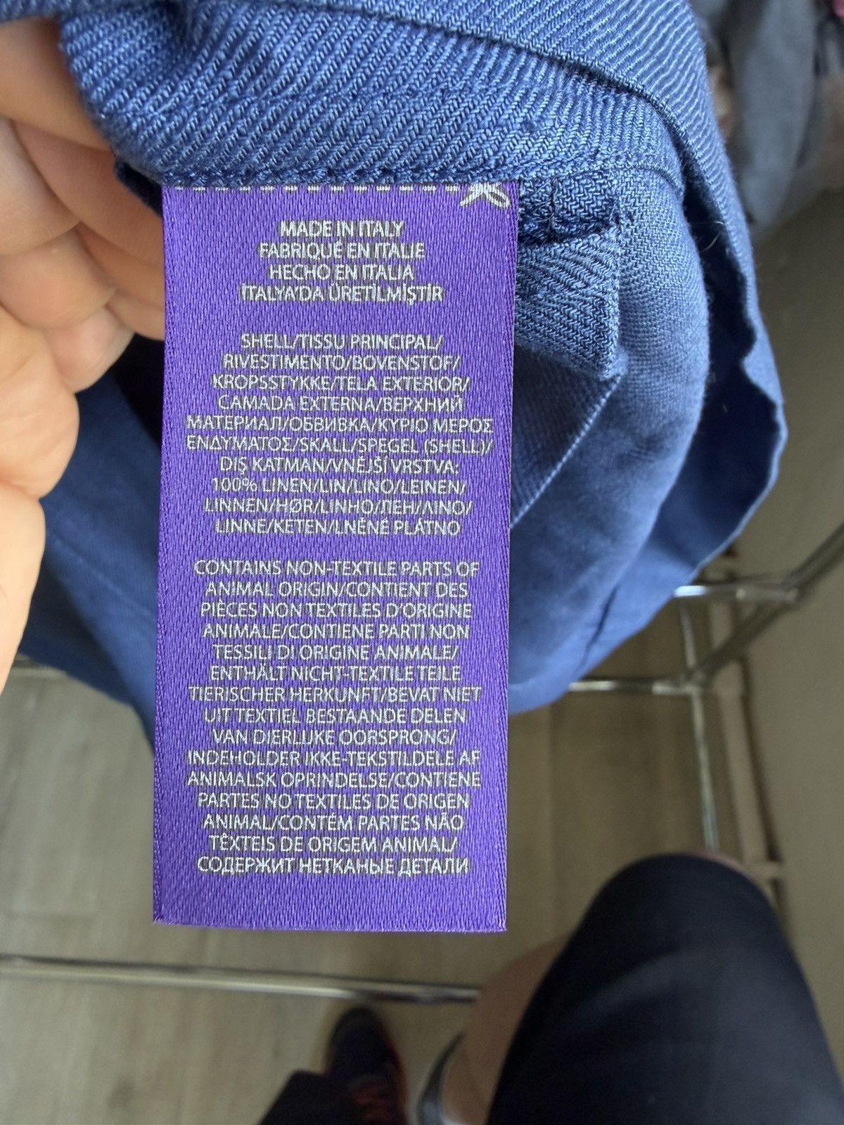Ralph Lauren Purple Label Ralph Lauren Purple Label Linen Toggle Jacket Asher Slub Size US L / EU 52-54 / 3 - 13 Thumbnail