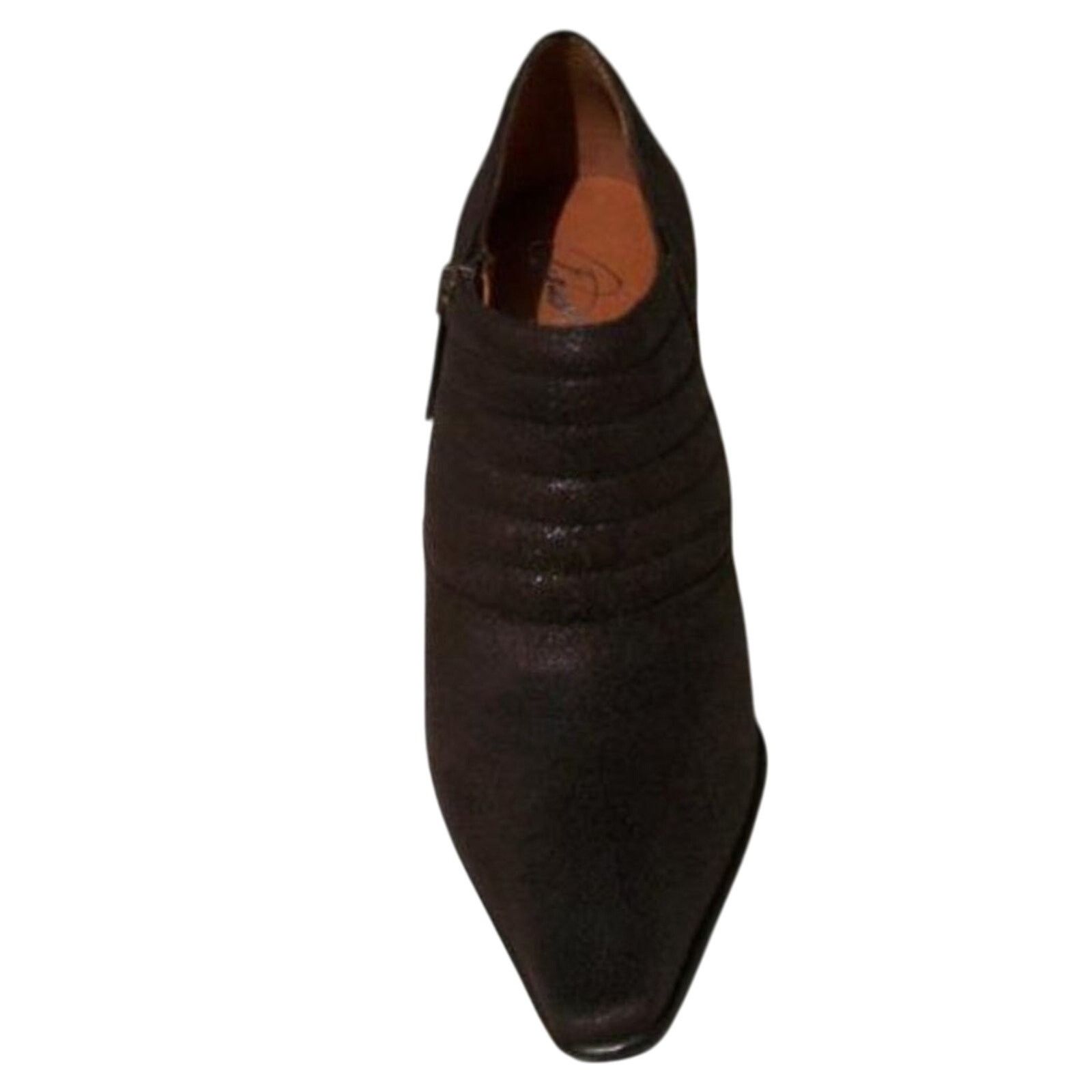 Donald Pliner Donald Pliner Metallic Suede Leather Bootie Elastic $295 NWT Size US 8 / IT 38 - 2 Thumbnail