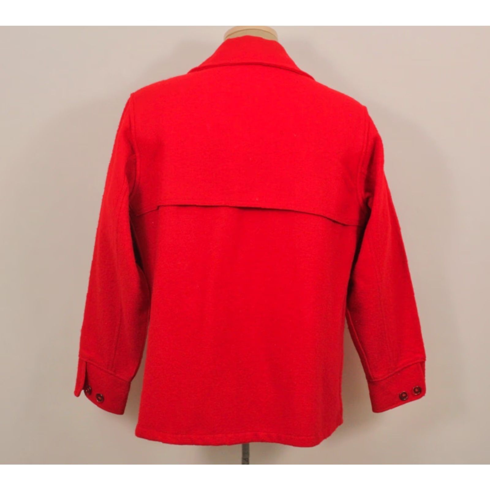 Vintage Woolrich 70s 80s Red Hunting Jacket Wool Blend VTG Woolrich Size M Jacket Mens 70s 80s Hunting Red Wool Blend Vintage Jacket Size US M / EU 48-50 / 2 - 2 Thumbnail