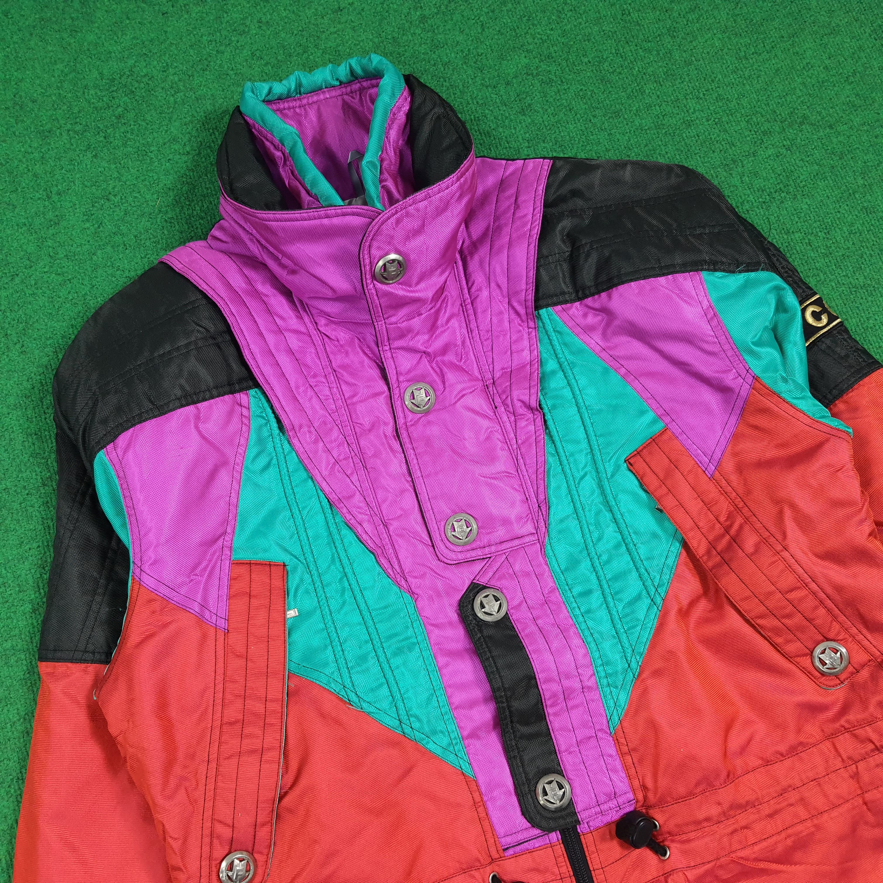 Vintage Vintage Retro 90s FCO F. Creative Office Ski Jacket C284N19 Size US L / EU 52-54 / 3 - 2 Thumbnail
