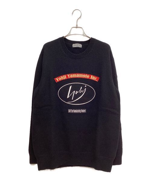Yohji Yamamoto Yohji Yamamoto pour homme front logo knit Size US L / EU 52-54 / 3 - 1 Thumbnail