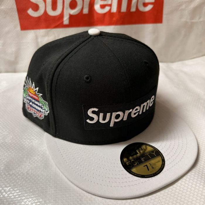 Supreme Supreme new era spring training hat black 7 3/8 | Grailed