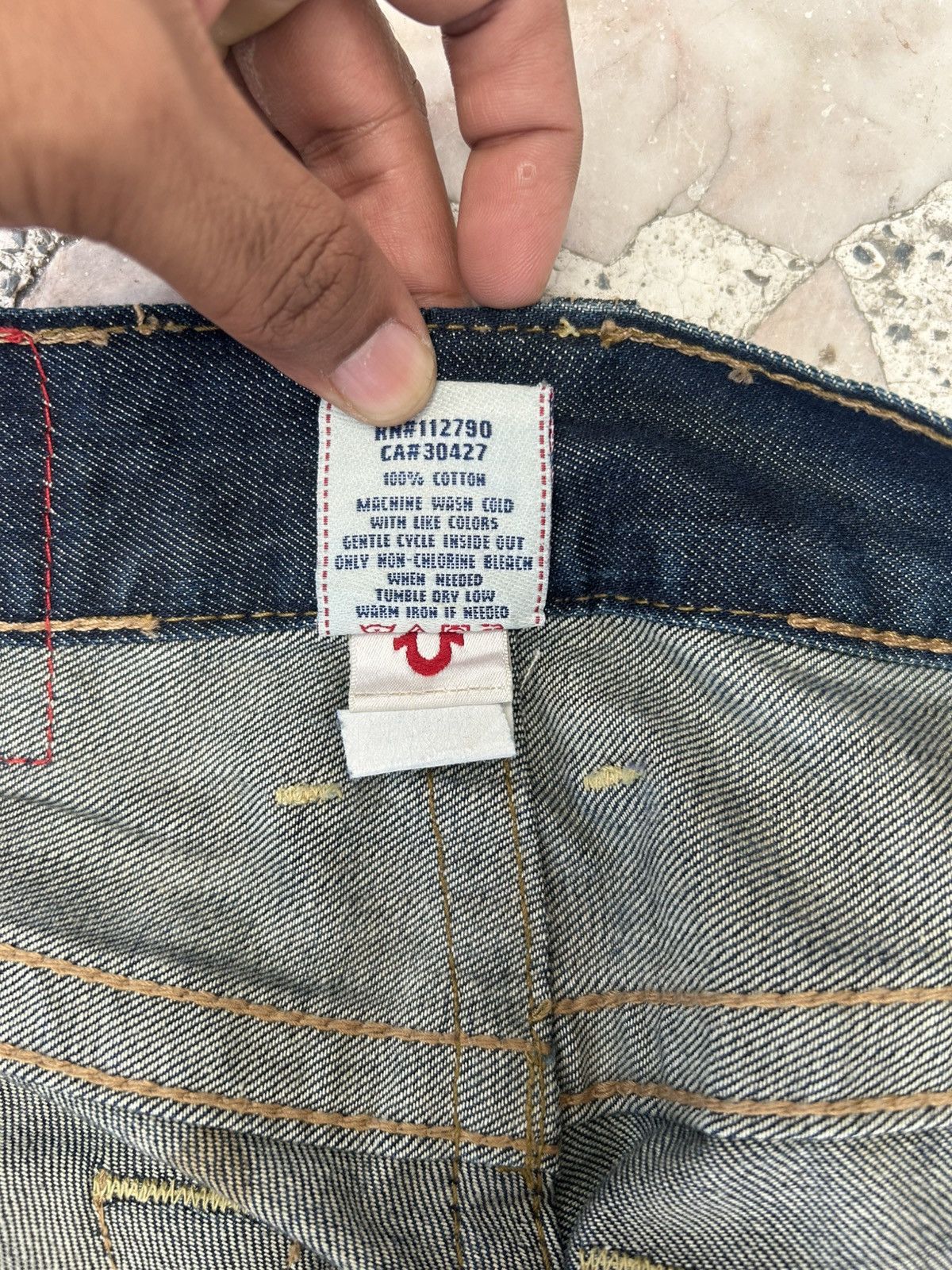 True Religion True Religion Logan Waist 34 Vintage Denim Size US 34 / EU 50 - 14 Thumbnail
