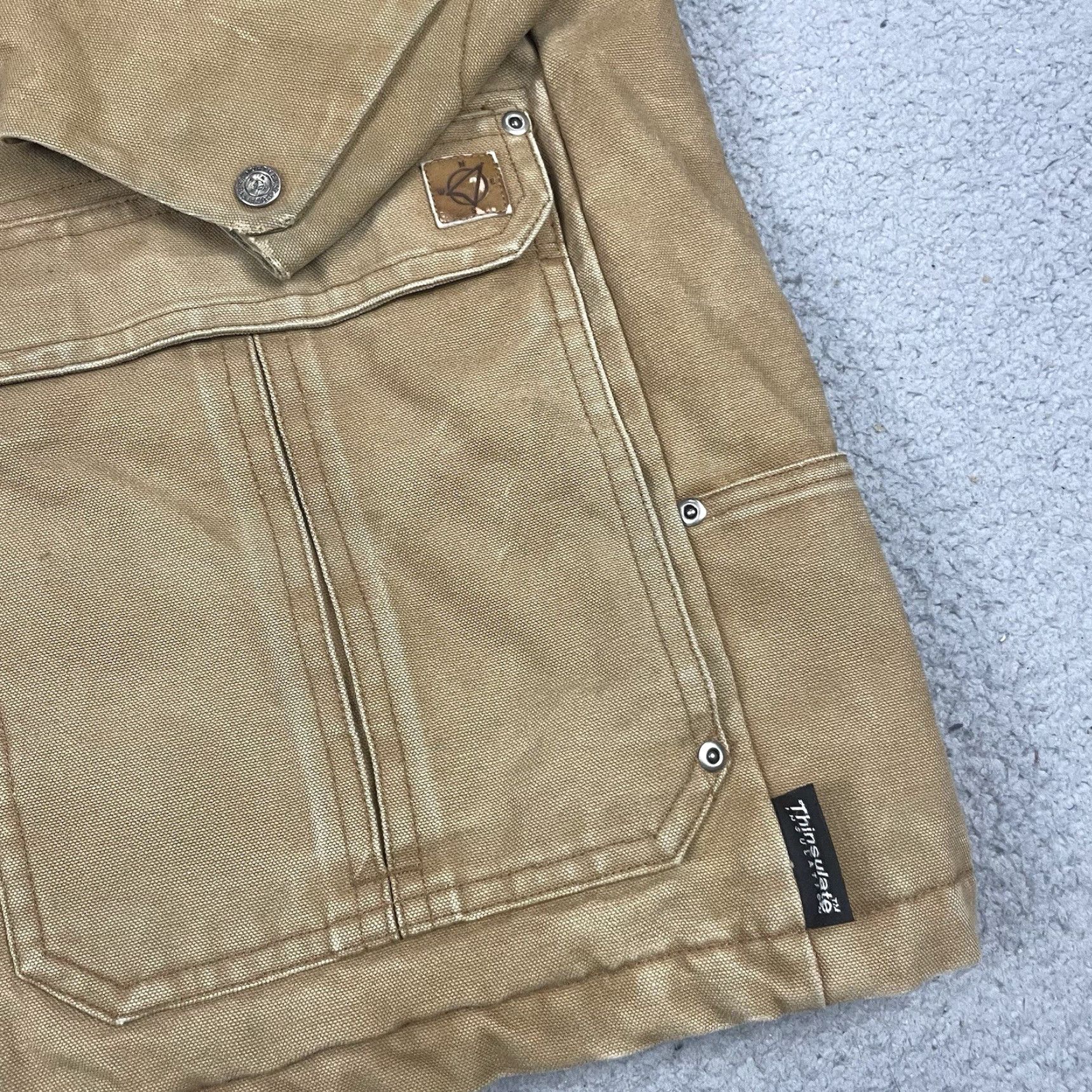 Vintage Northeast Outfitters Jacket Adult XL Beige Workwear Thinsulate Lined Duck Canvas Size US XL / EU 56 / 4 - 3 Thumbnail