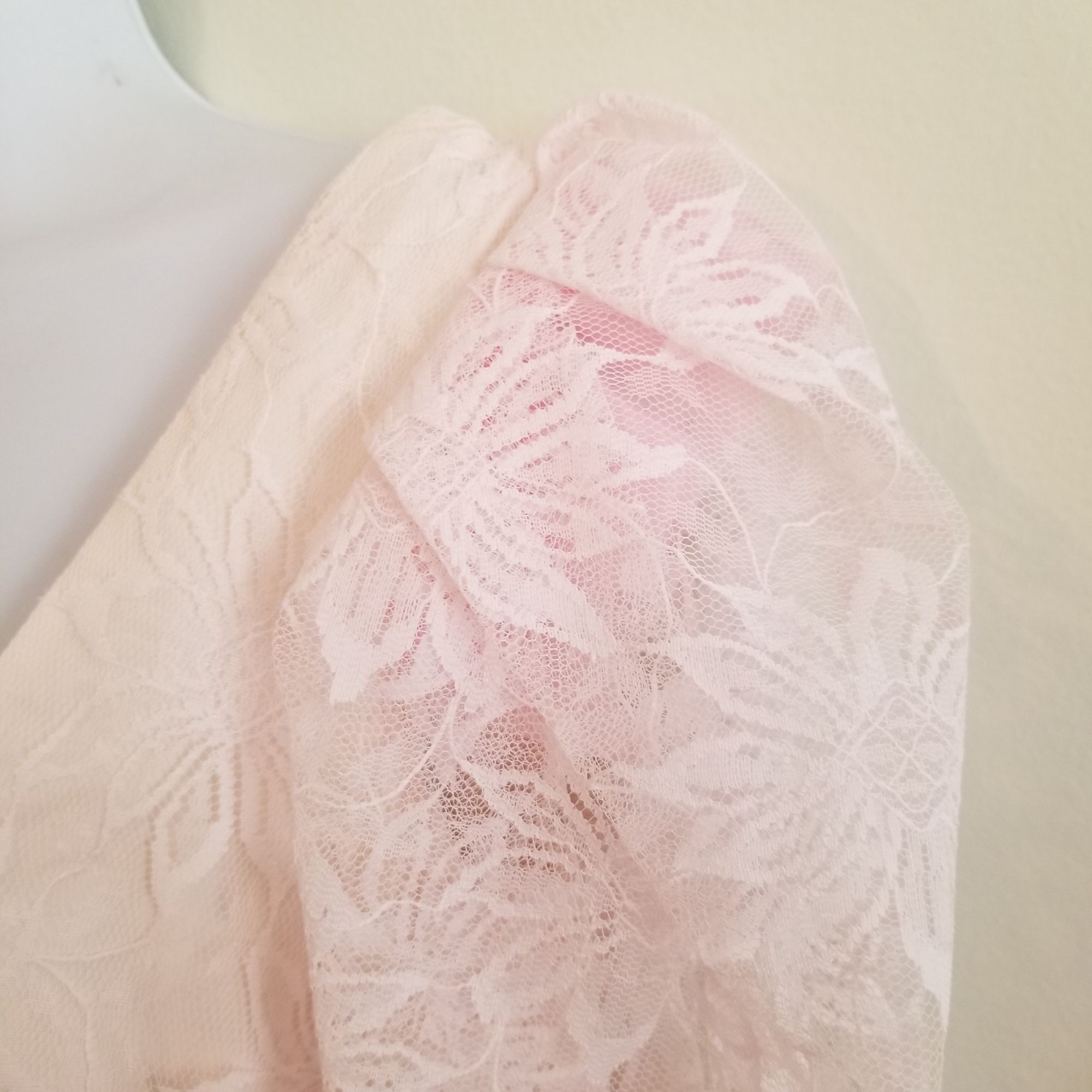 Other Alicia 7 8 Pink Floral Lace Fairy Tale Princess Dress Vintag Size M / US 6-8 / IT 42-44 - 10 Thumbnail