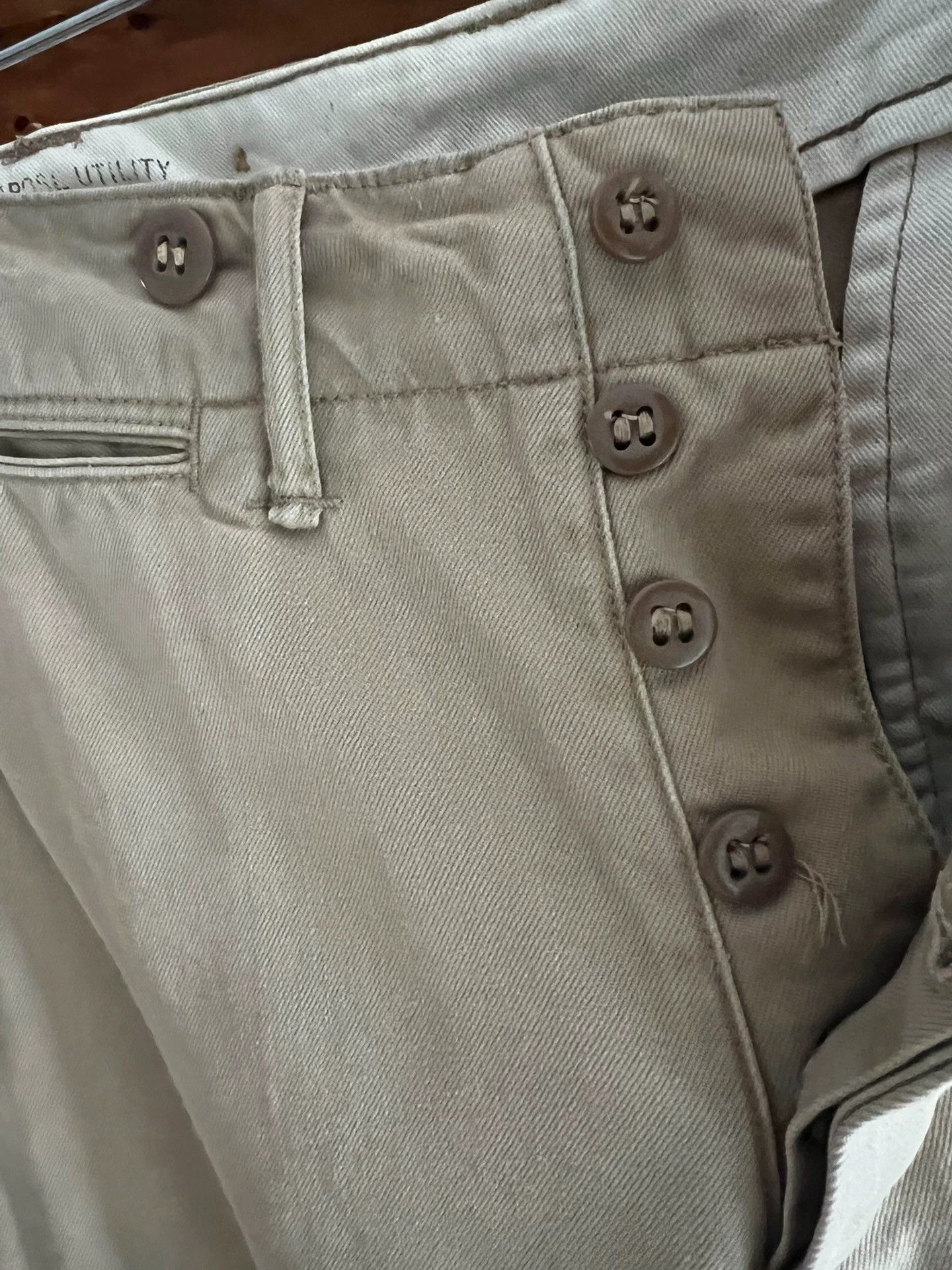 RRL Ralph Lauren RRL Double RL Vintage Khaki BDU Pants 28x30 Size US 30 / EU 46 - 4 Thumbnail