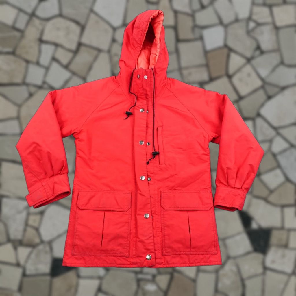 Vintage VINTAGE Cabela's Jacket Womens Small Red Waterproof Thinsulate Parka Quilted 80s Parka Jacket Red 80s Vintage Womens Small Size S / US 4 / IT 40 - 1 Thumbnail