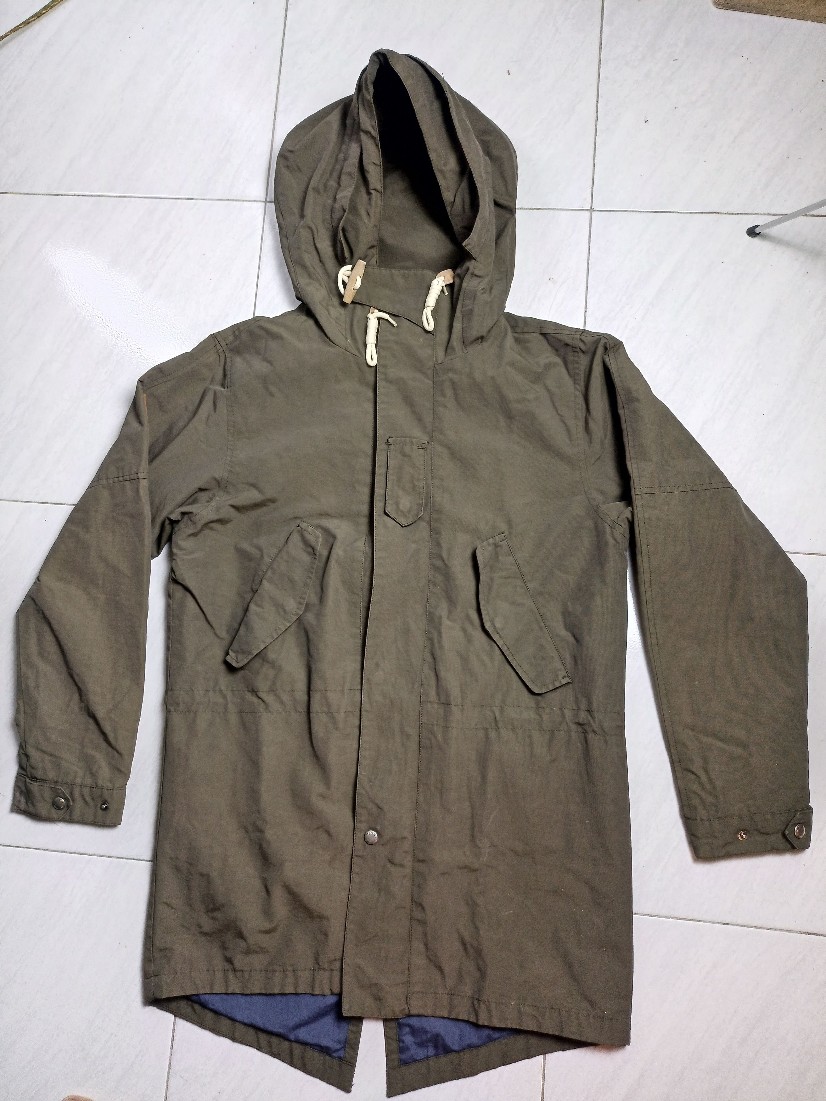 Japanese Brand FRJ JEANS fishtail Green Khaki Urban Vintage Parka Toggle Size US XL / EU 56 / 4 - 10 Thumbnail