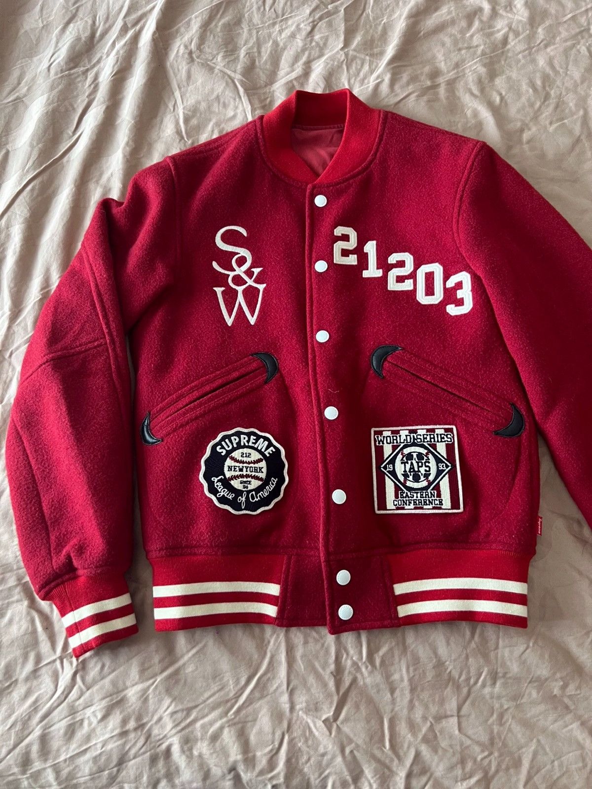Supreme × Wtaps Supreme wtaps award jacket | Grailed