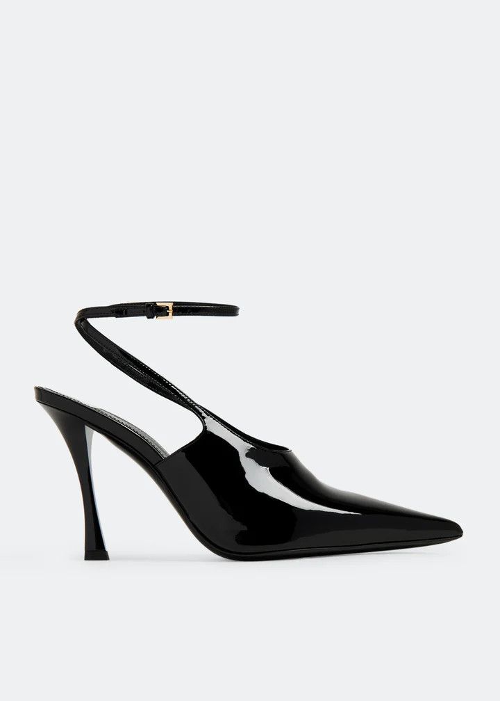 o1n1vont0326 Show Slingback Pumps in Black