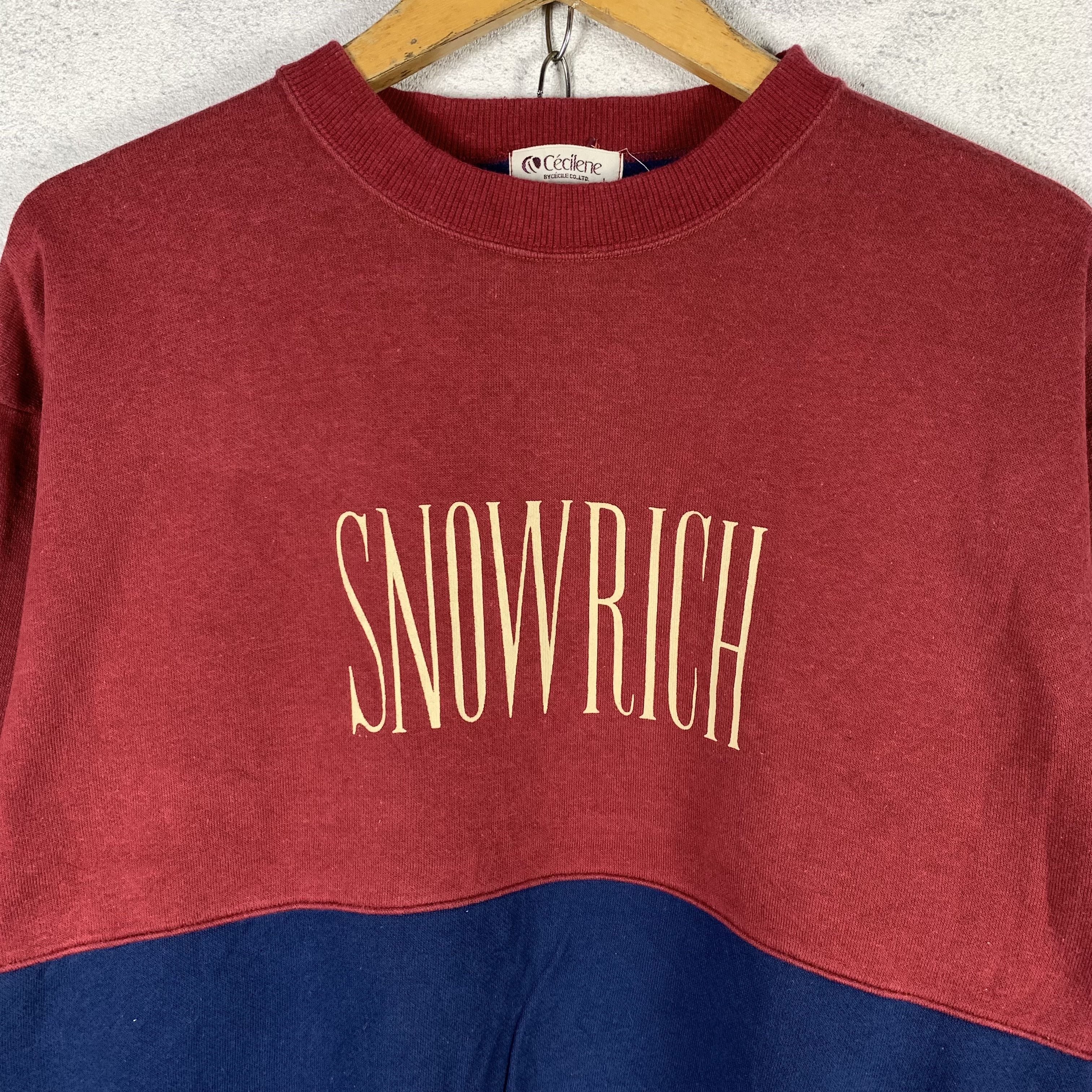 Vintage Vintage Cecilene Snowrich Two Tone Sweatshirt Crewneck Size US M / EU 48-50 / 2 - 3 Thumbnail