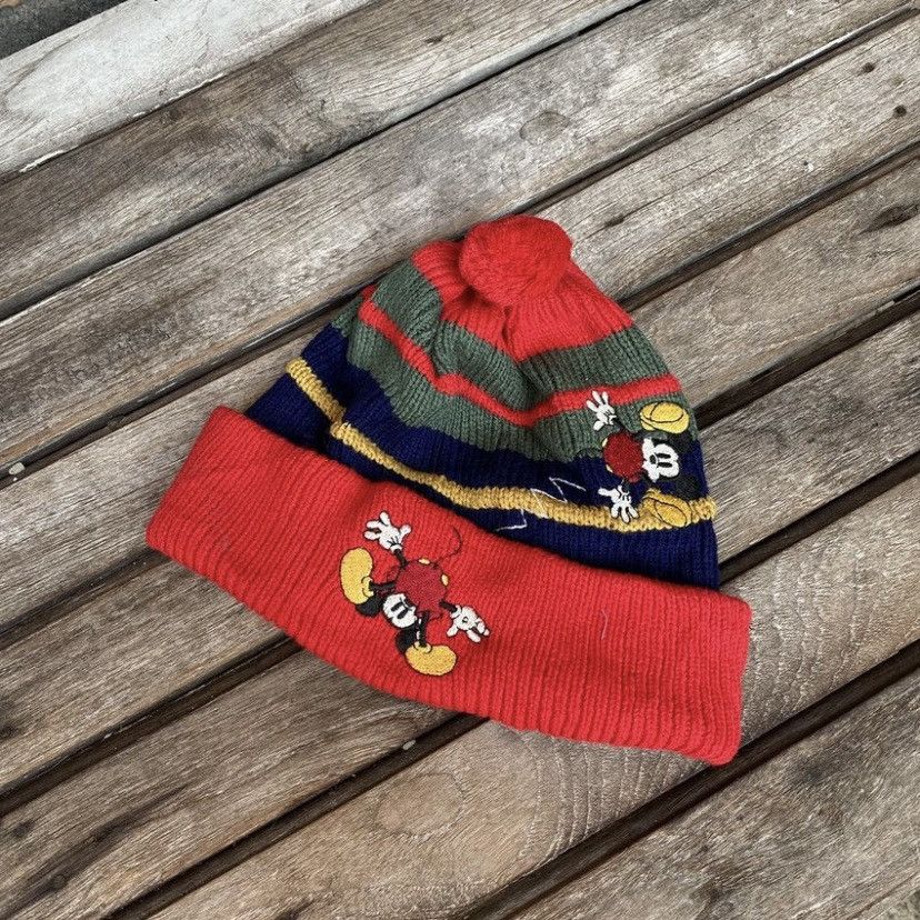 Japanese Brand × Mickey Mouse × Vintage Mickey Mouse unique beanie hat Size ONE SIZE - 2 Thumbnail