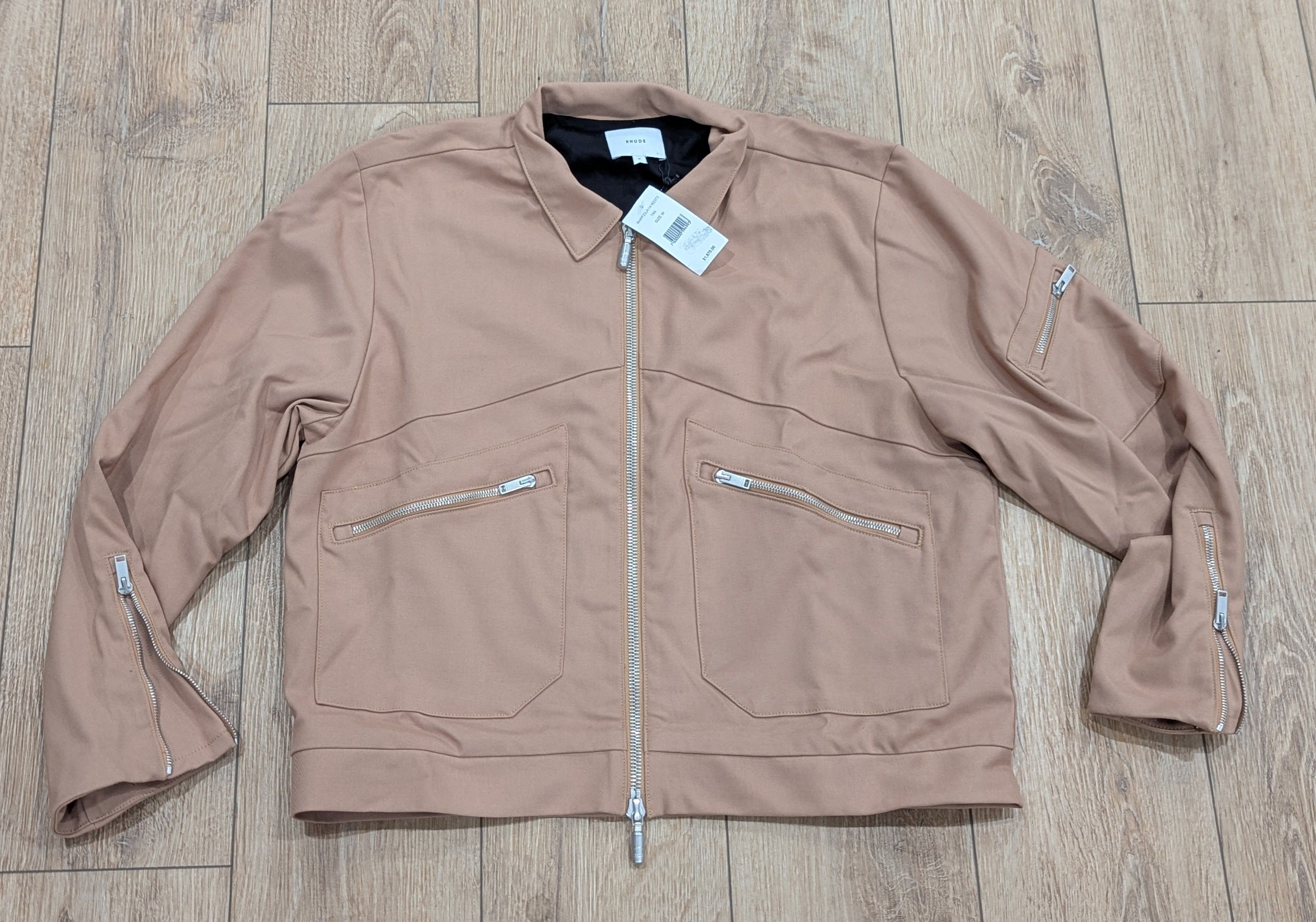 Rhude RHUDE "Sambac" Structured Jacket Tan Medium Size US M / EU 48-50 / 2 - 1 Thumbnail