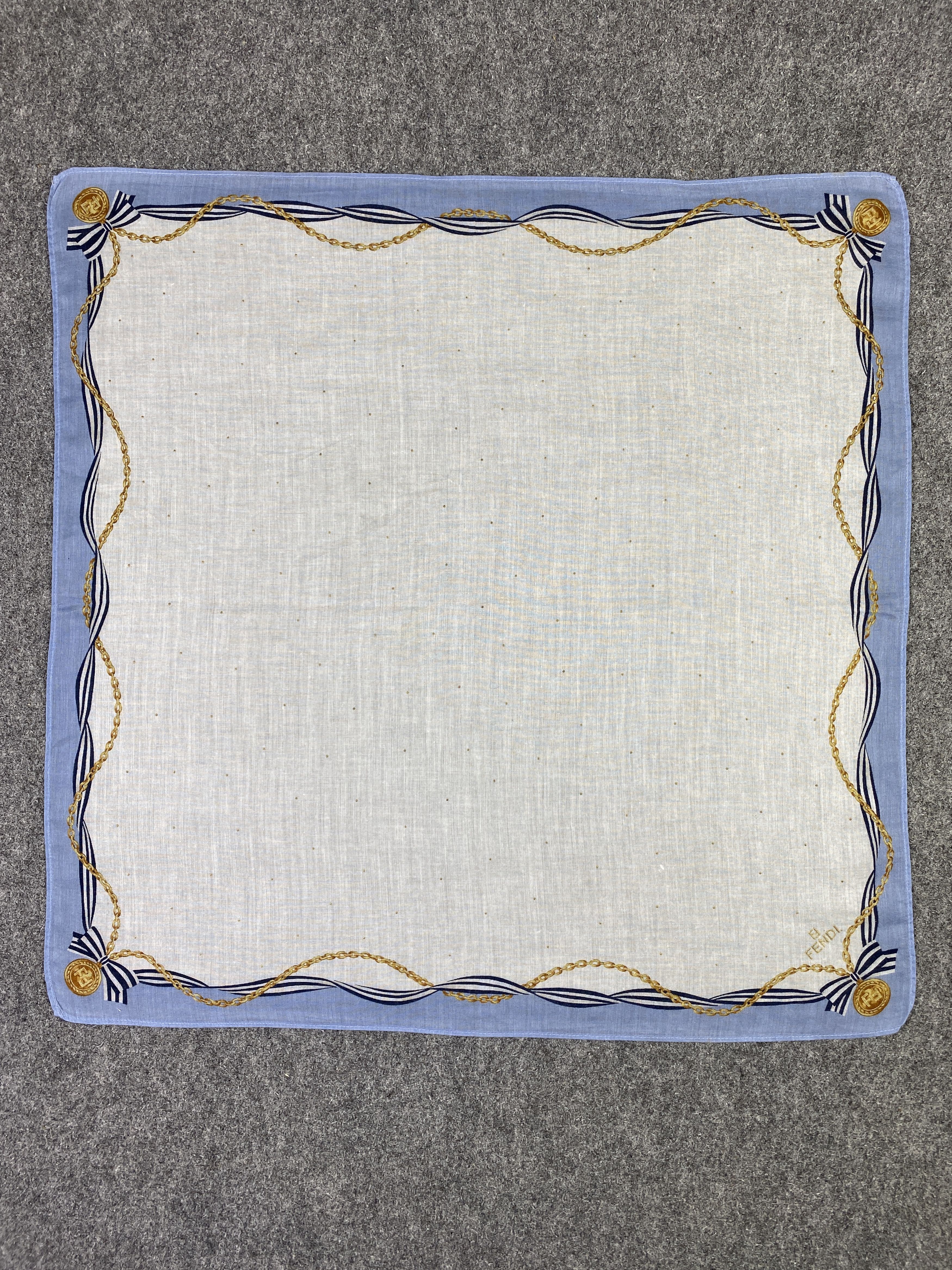 Fendi Vintage Fendi Handkerchief / Neckerchief KT0185 Size ONE SIZE - 4 Thumbnail