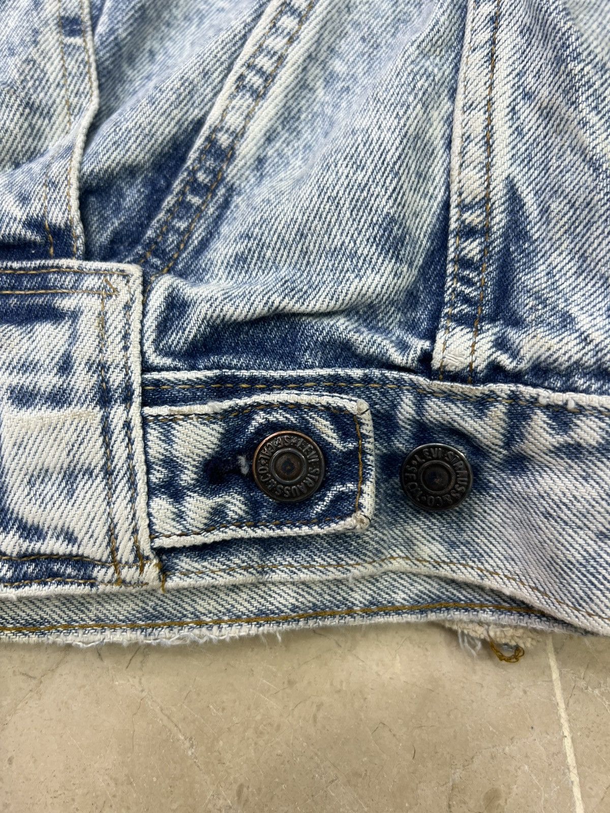 Levi's Vintage Clothing Vintage 1990s Levi’s Acid Wash Denim Trucker Jacket USA Size US M / EU 48-50 / 2 - 9 Thumbnail