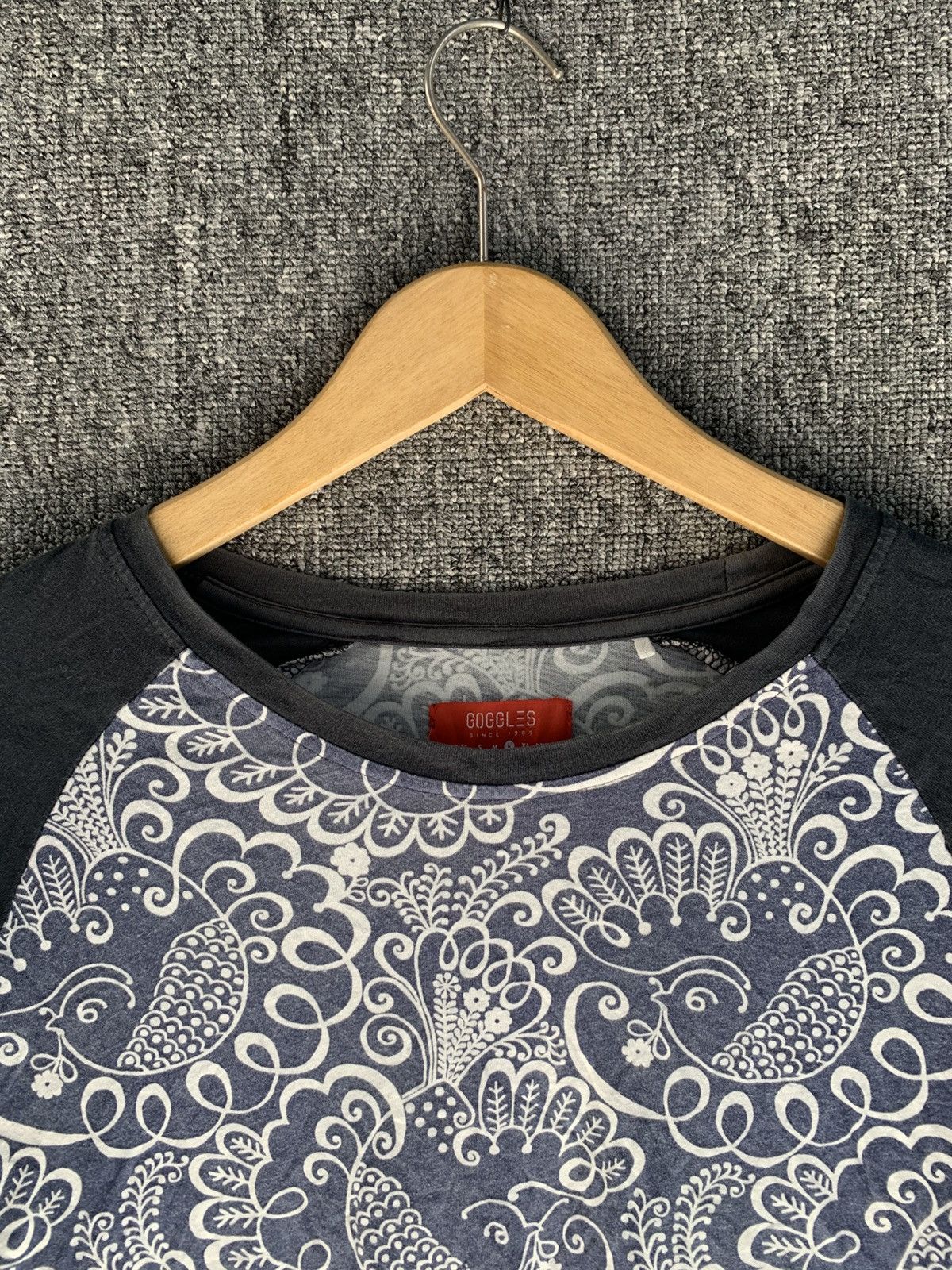 Vintage Crazy Googles Vintage Bandana Motive Long Sleeve Size US S / EU 44-46 / 1 - 3 Thumbnail