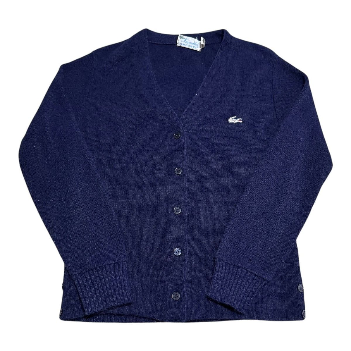 Lacoste × Vintage 60s Haymaker Lacoste Alligator Cardigan Sweater Women’s S Size S / US 4 / IT 40 - 1 Thumbnail