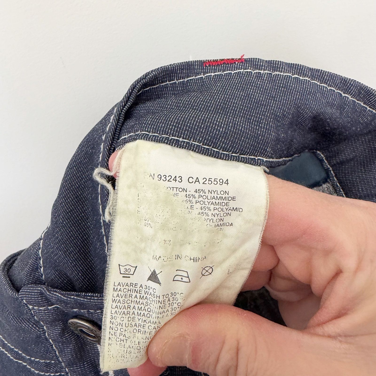 Diesel Diesel Denim Mini Skirt Contrast Stitching Zipper Detail 30 Size 30" / US 8 / IT 44 - 3 Thumbnail