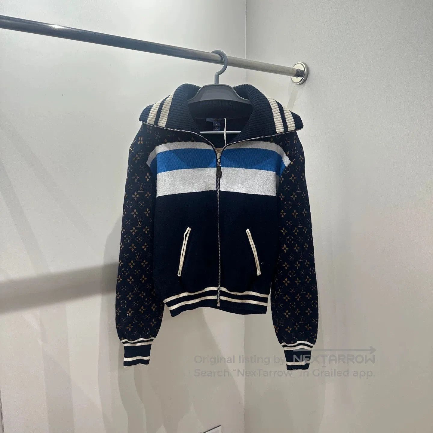 Louis Vuitton Multi Color Striped Zip-Up Jacket Size M. Size US M / EU 48-50 / 2 - 1 Thumbnail