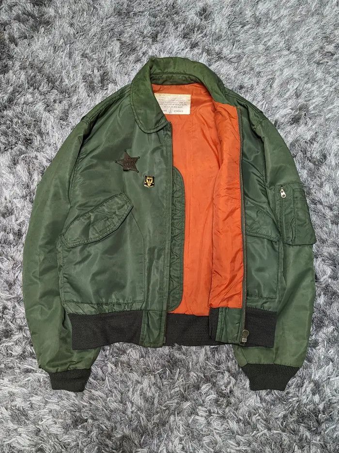 Other Vintage Tass Finder Bomber Jacket Fashion Flight Jacket Size US L / EU 52-54 / 3 - 3 Thumbnail