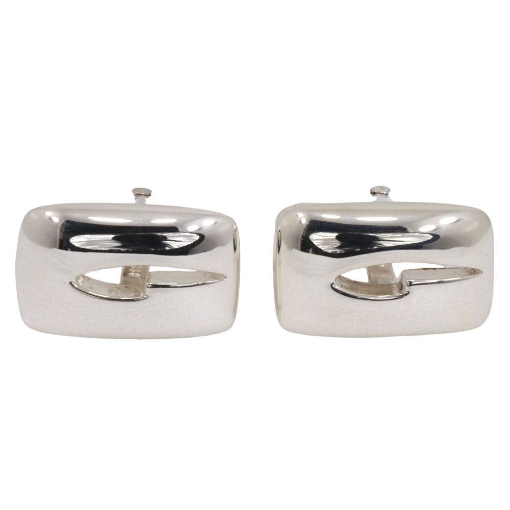 Gucci Gucci Gucci G Logo Silver 925 Cufflinks Metal Cufflinks DUTY FREE for USA Size ONE SIZE - 1 Thumbnail
