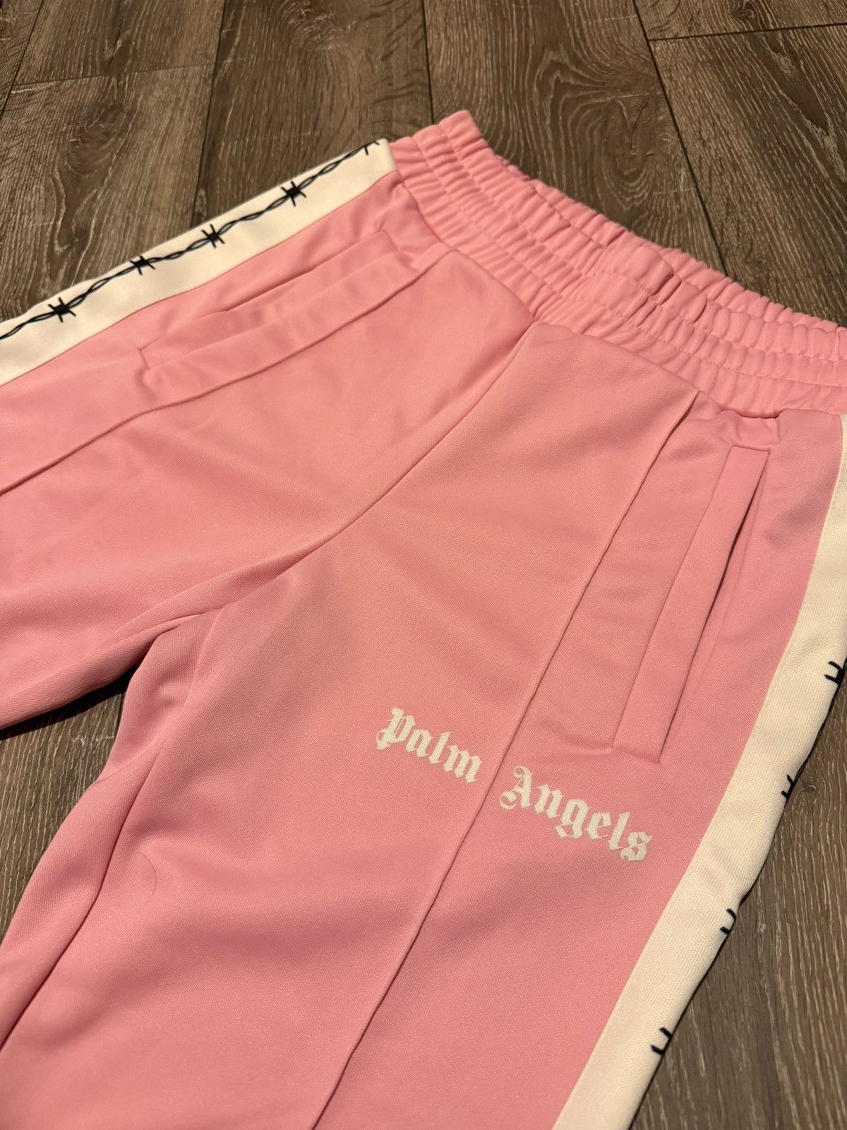 Palm Angels Palm Angels Pink thorn track pants Size US 30 / EU 46 - 2 Thumbnail