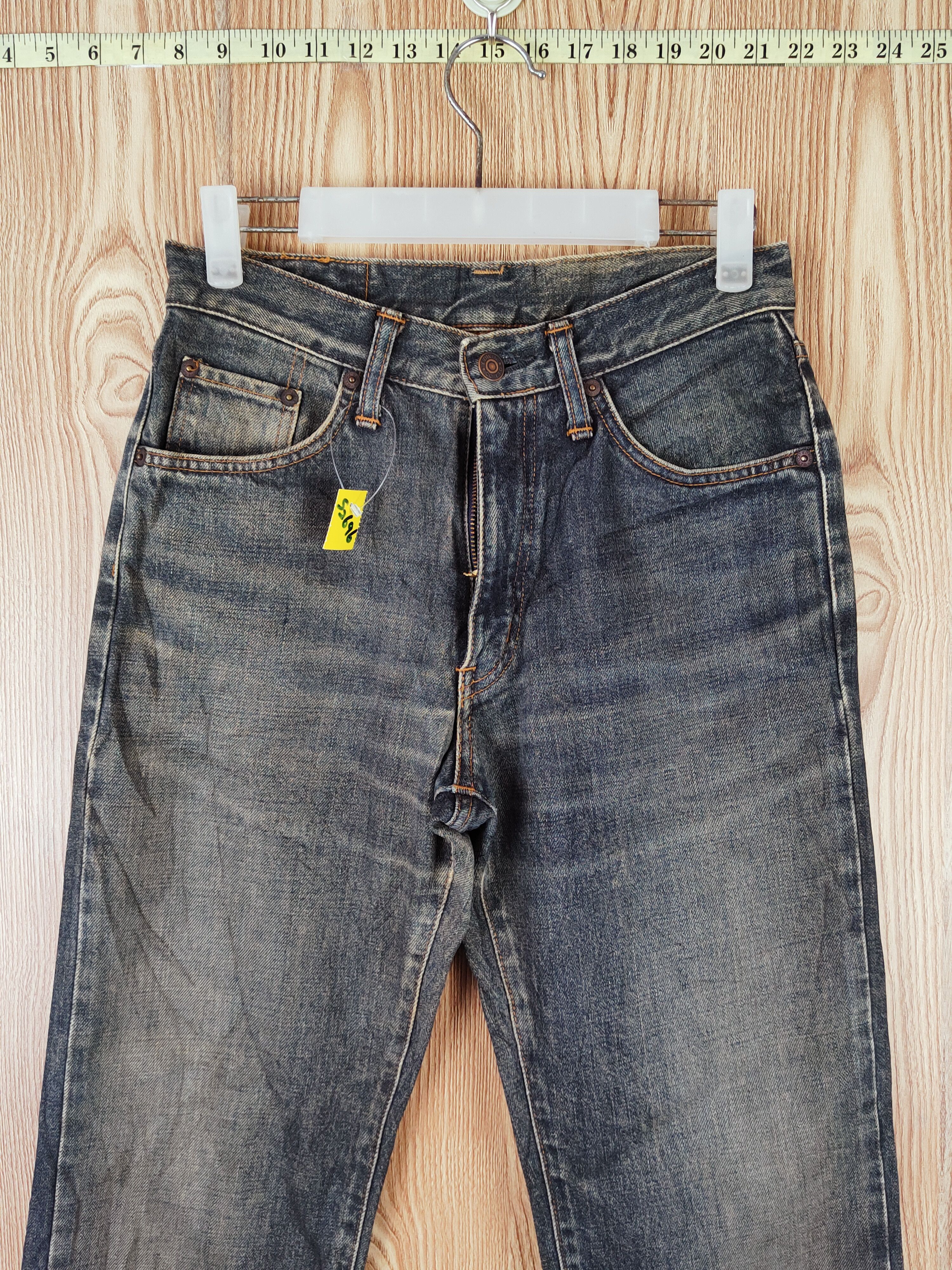 Edwin Edwin Black Distressed Ripped Jeans #S2696 Size US 28 / EU 44 - 2 Thumbnail