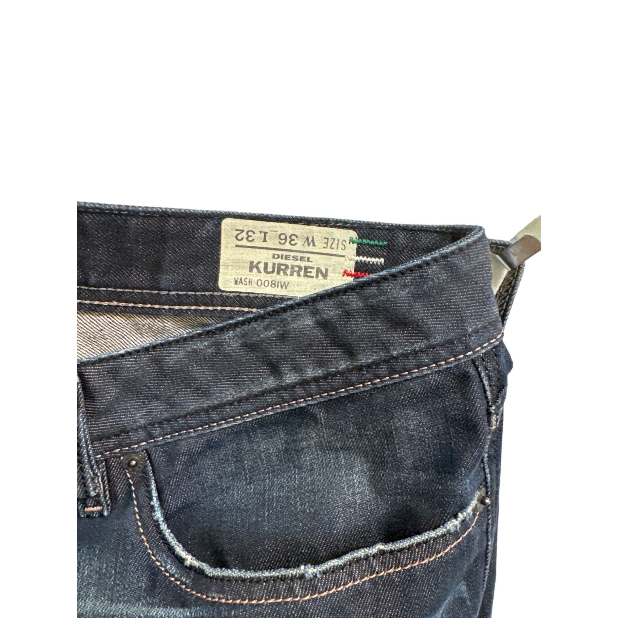 Diesel Diesel Kurren Men’s Blue Pants/Jeans/Straight Leg Size36x32 Size US 36 / EU 52 - 8 Thumbnail