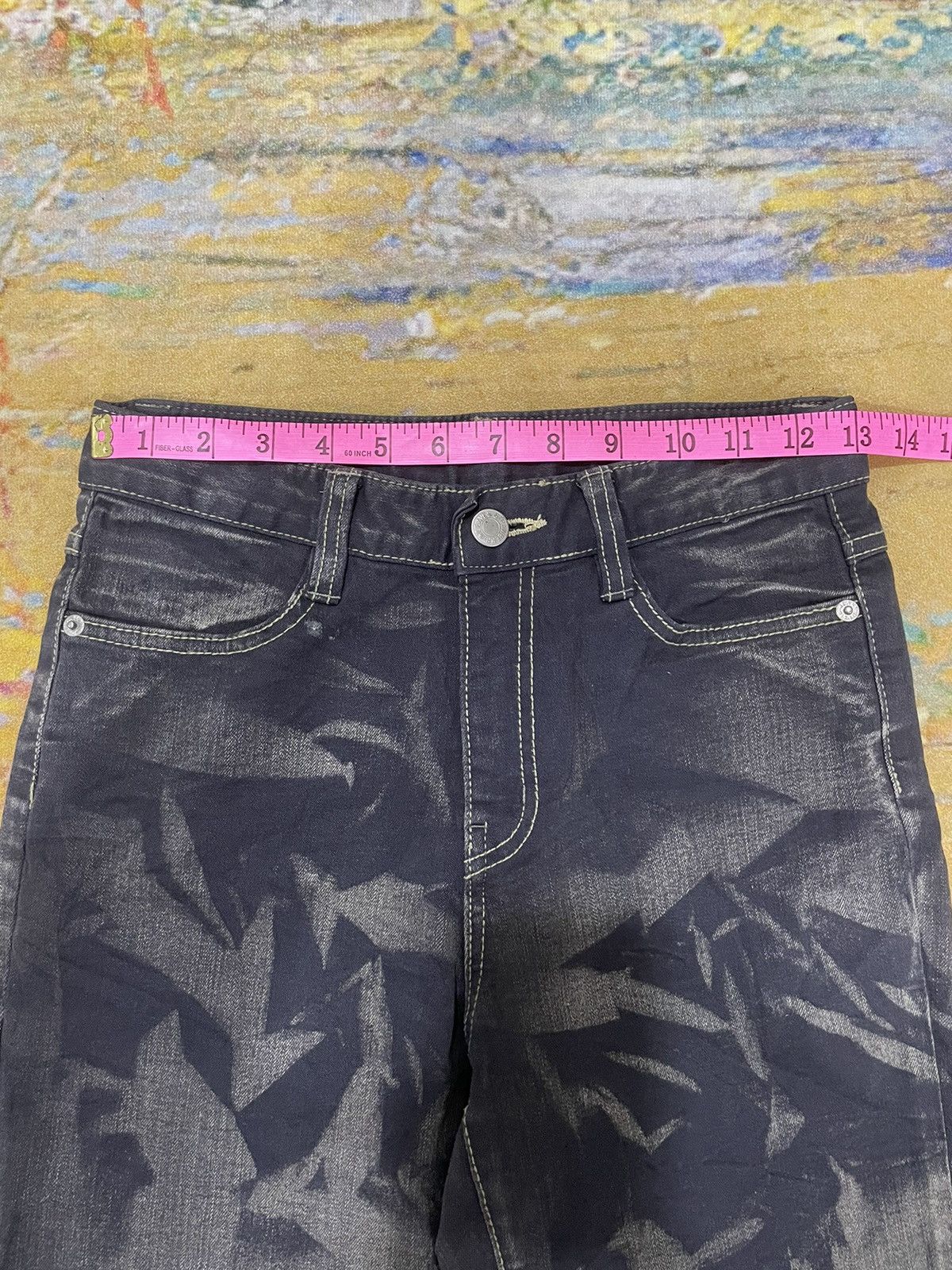 Japanese Brand Strawberry Leaves LGB Style Flare Denim Pants Size US 26 / EU 42 - 9 Thumbnail