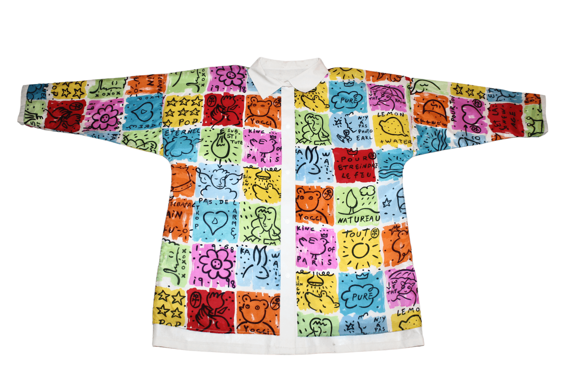 Jean Charles De Castelbajac 💥Jean Charles De Castelbajac Pluie PVC Reversible Raincoat Size US L / EU 52-54 / 3 - 5 Thumbnail