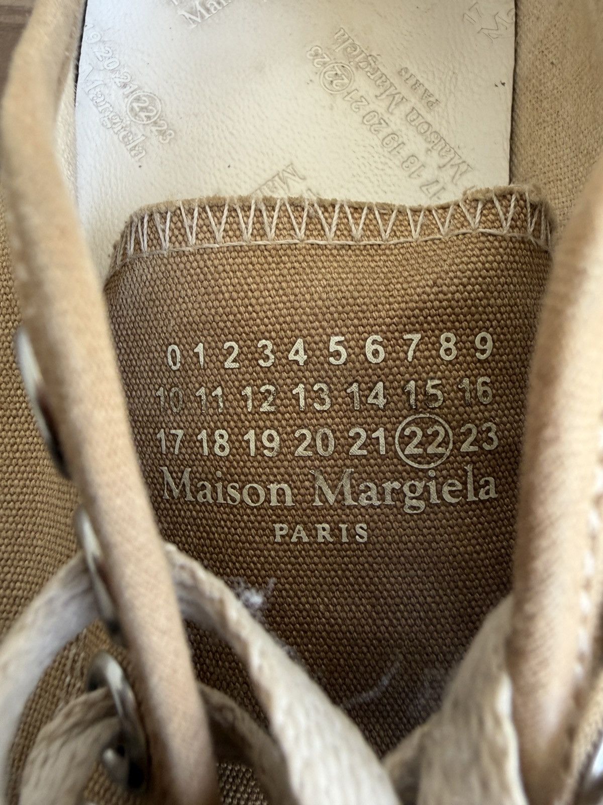 Maison Margiela Tabi canvas sneakers Size US 5.5 / IT 35.5 - 6 Thumbnail