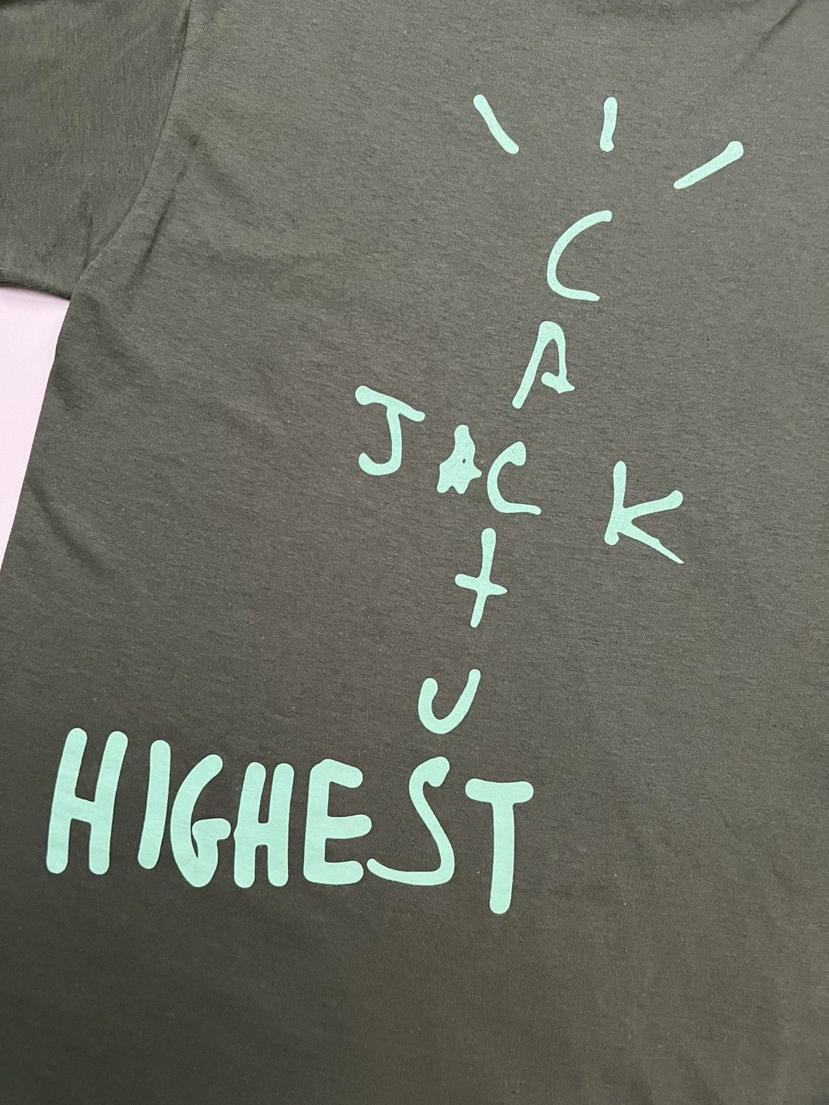 Travis Scott Travis Scott Jordan Cactus Jack Highest T Shirt Size US M / EU 48-50 / 2 - 3 Thumbnail