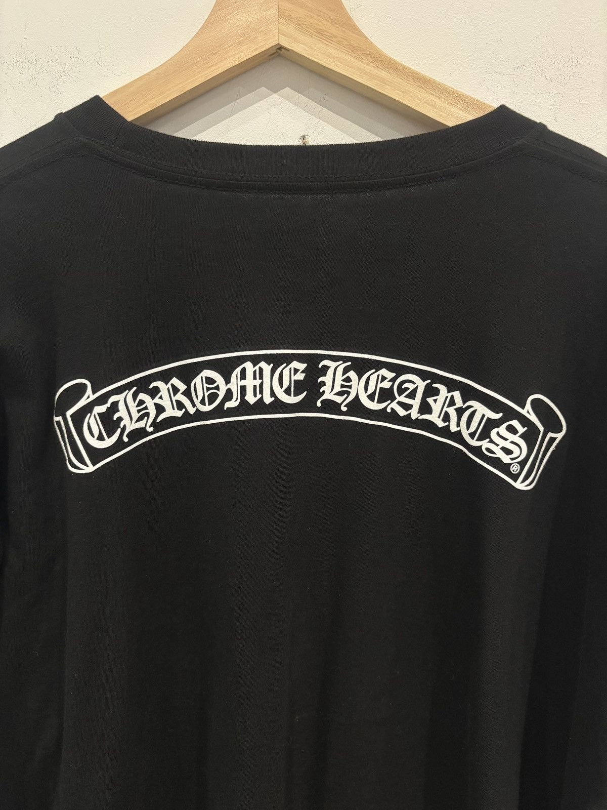 Chrome Hearts Chrome Hearts Scroll Logo Long Sleeve Shirt Black Size: XL Size US XL / EU 56 / 4 - 4 Thumbnail