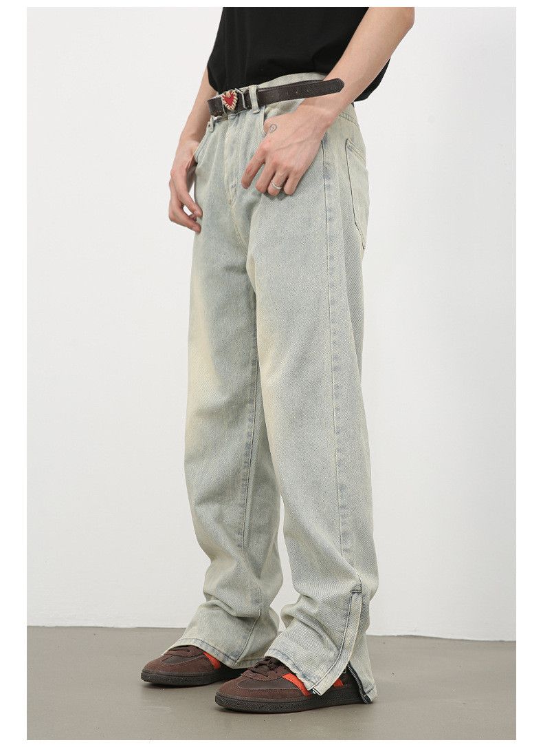 Japanese Brand American loose distressed vintage washed high street jeans Size US 34 / EU 50 - 3 Thumbnail