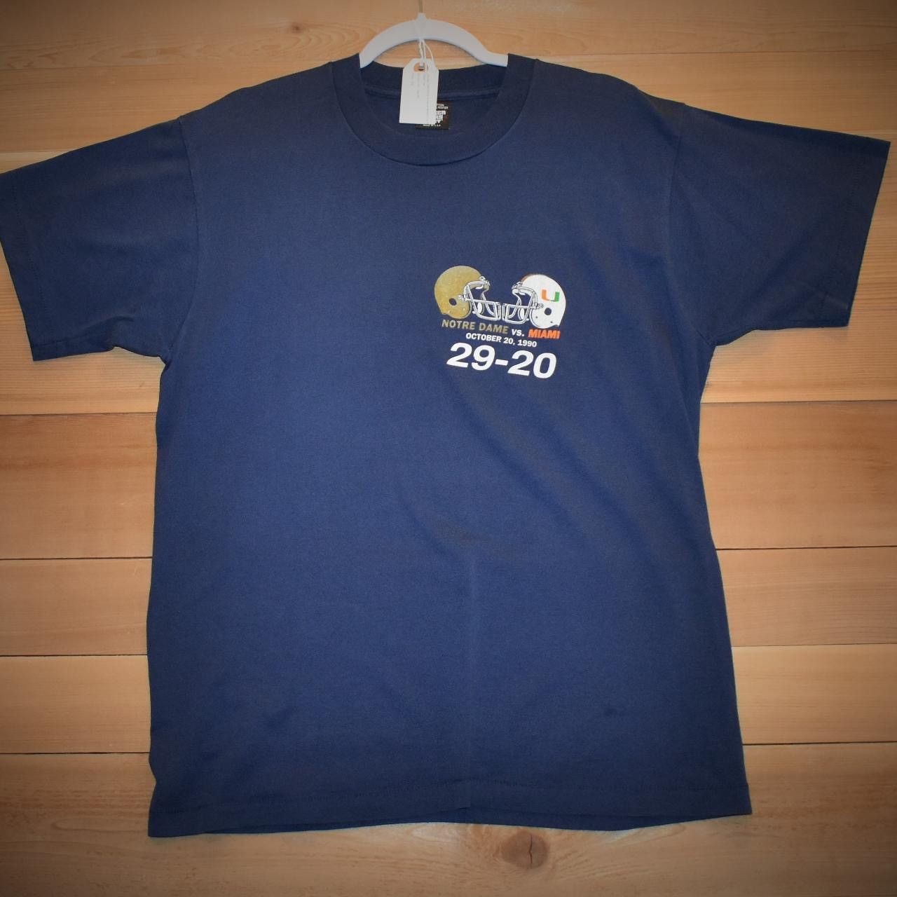 Other Vintage 1990 Notre Dame vs Miami Lou Holtz Ticket Size US XL / EU 56 / 4 - 2 Thumbnail