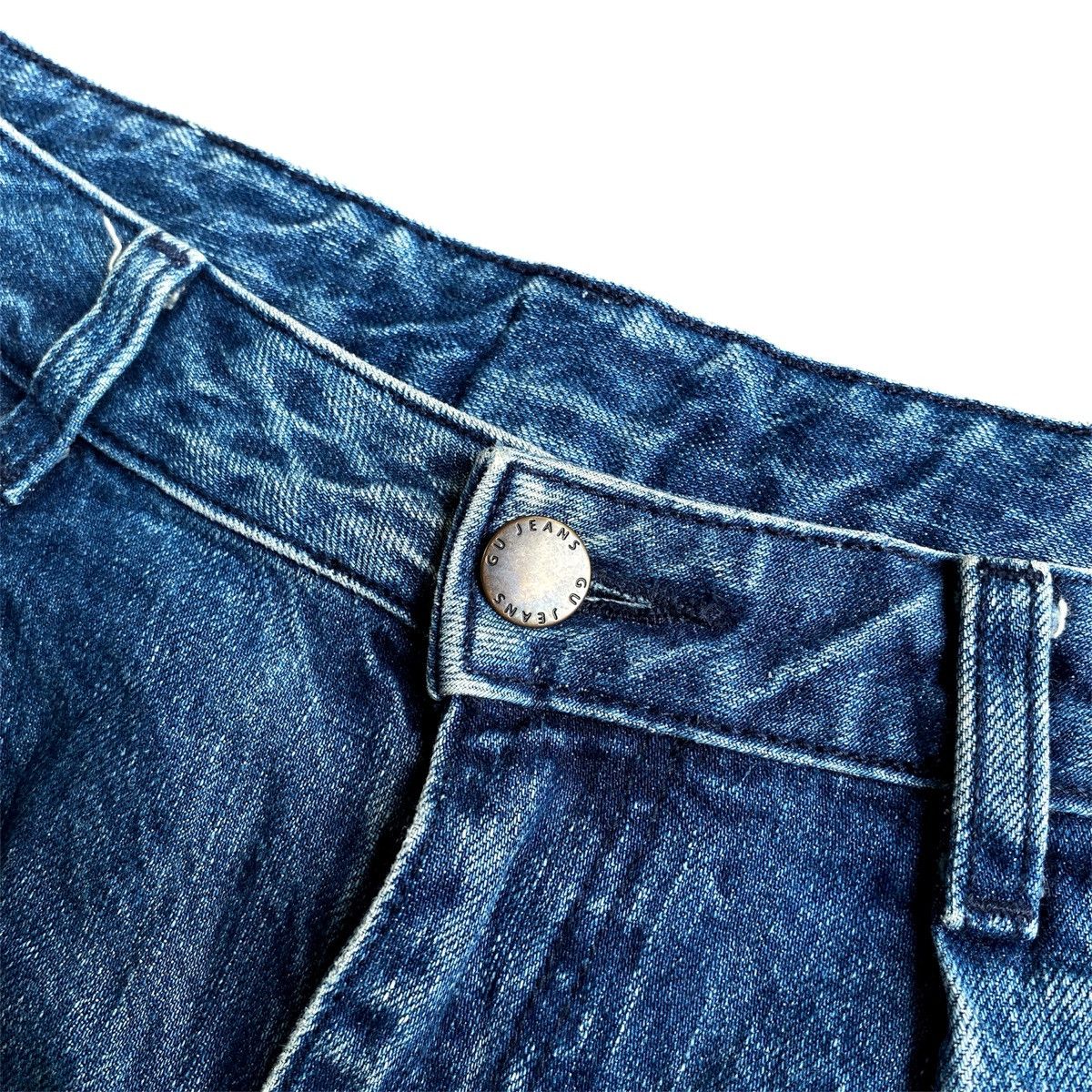 JNCO × Southpole × Vintage Rare Y2K GU Japanese Brand Super Wide Leg Flared Denim Jeans Size US 30 / EU 46 - 6 Thumbnail