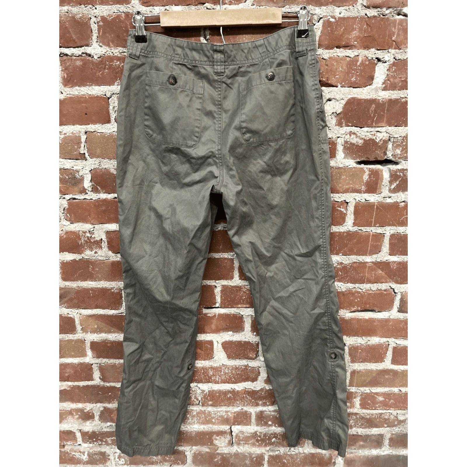 Vintage Duluth Trading Womens Hiking Pants Slim Leg Brown 8 31 Inseam Chino Slimming Pants Womens Size 8 Brown Size 30" / US 8 / IT 44 - 3 Thumbnail