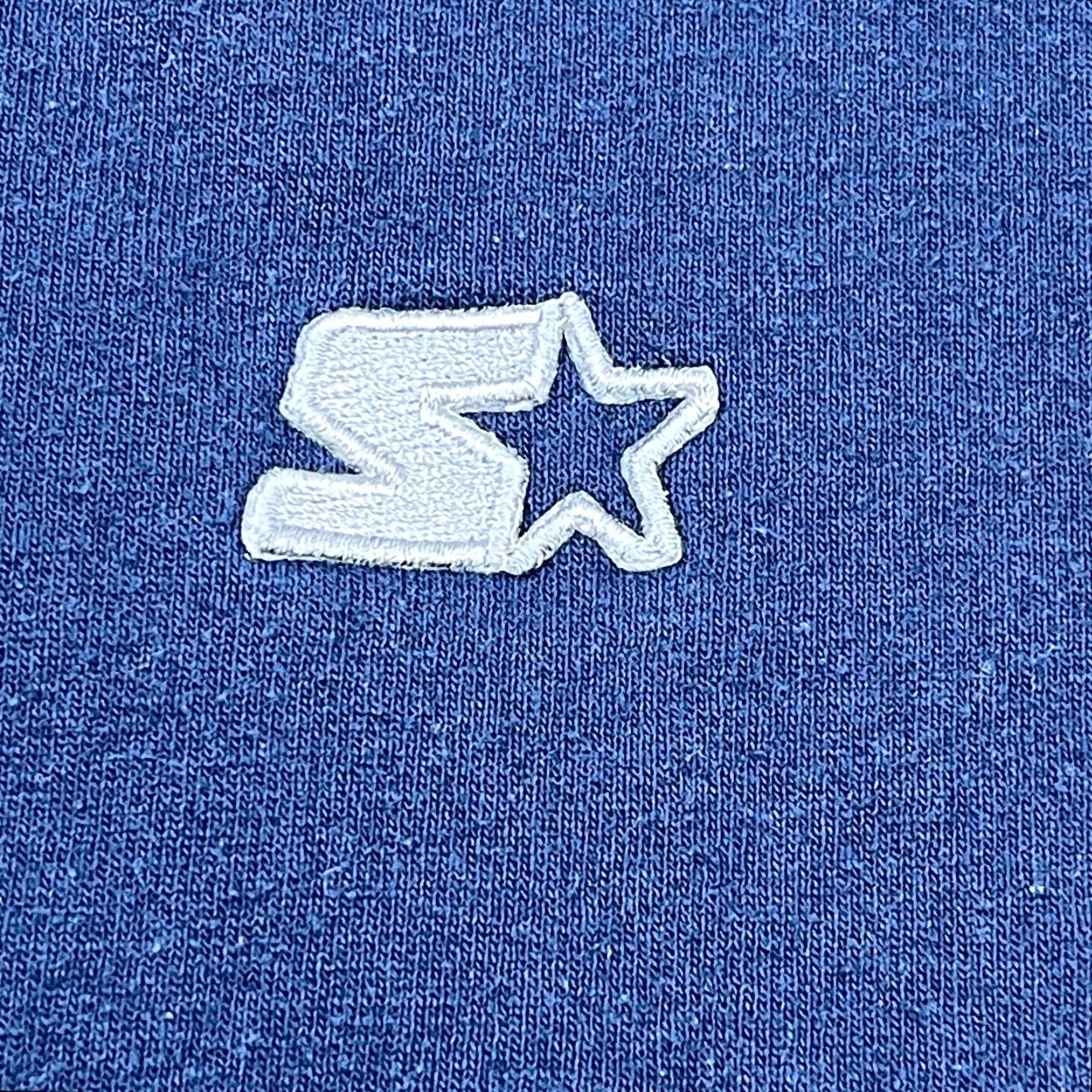 Starter VINTAGE Starter Sweatshirt Men XL Blue Crew Neck Pullover Embroidered Logo Solid Athletic American Retro Hipster 00s Size US XL / EU 56 / 4 - 3 Thumbnail