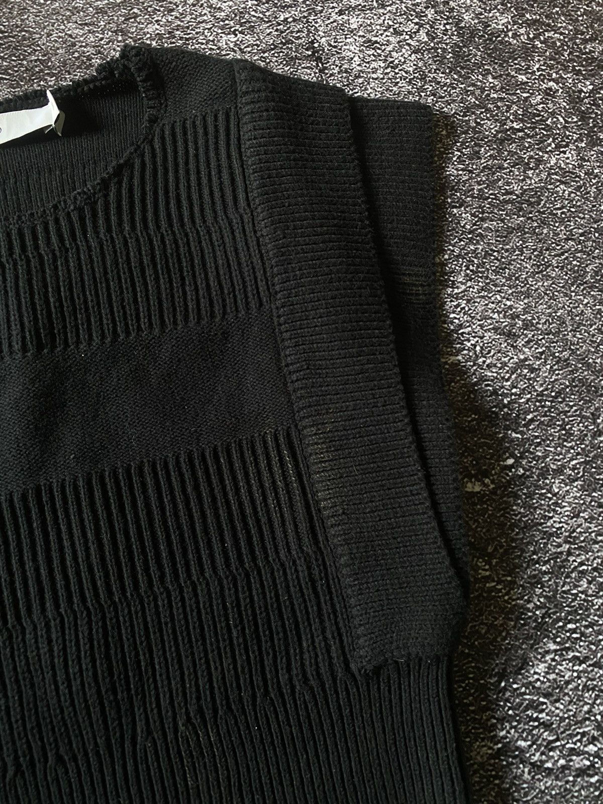 Iro IRO Guarida 22S Sweater Vest Black Cotton/Nylon Size S / US 4 / IT 40 - 3 Thumbnail