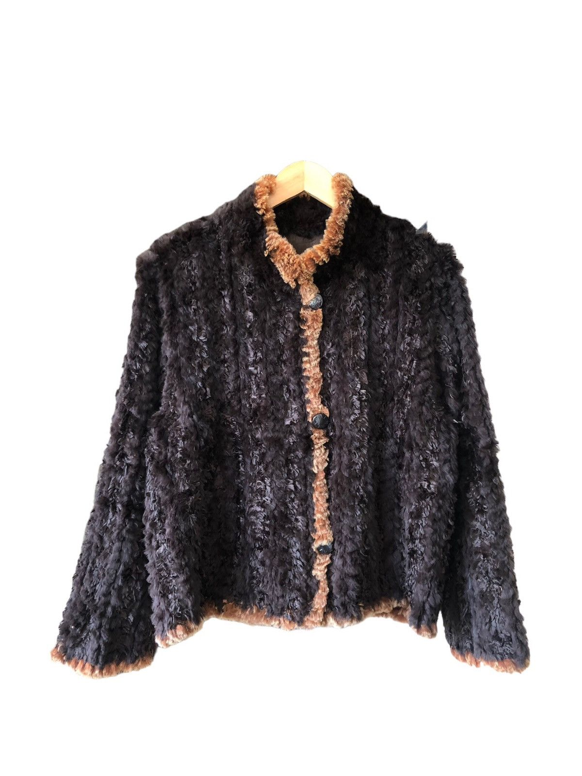 Balmain Nice🚨 Balmain Fur Spanish Rabbit Reversible Jacket Size M / US 6-8 / IT 42-44 - 1 Thumbnail