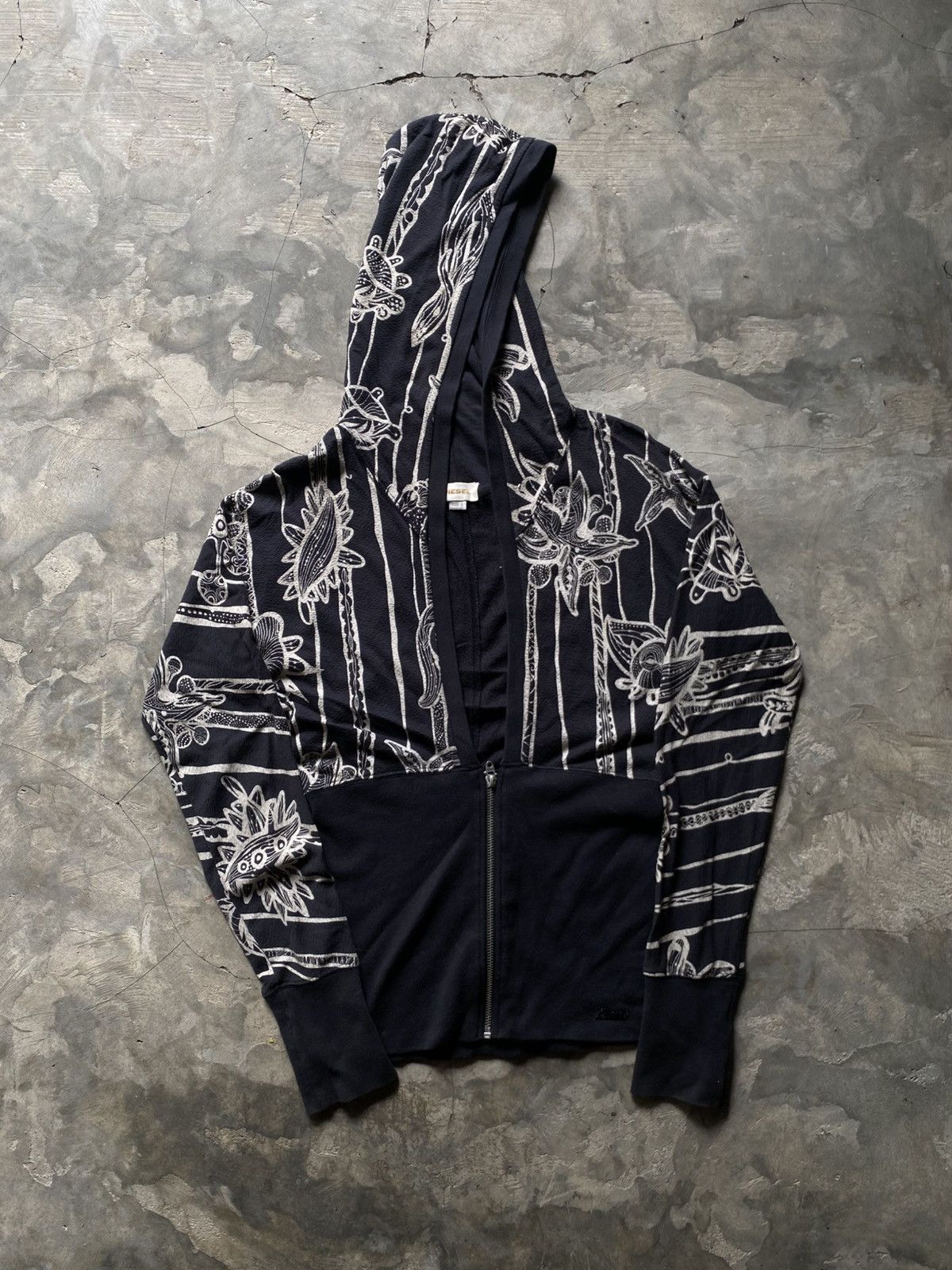 Diesel DIESEL PRINTED CARDIGAN Y2K Size US S / EU 44-46 / 1 - 11 Thumbnail