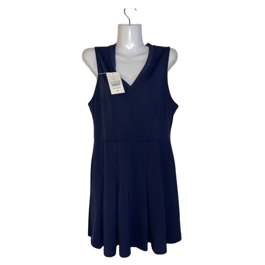 Other Halara V-Neck Sleeveless Pleated Hem Mini Golf Active Dress Size L / US 10 / IT 46 - 1 Thumbnail