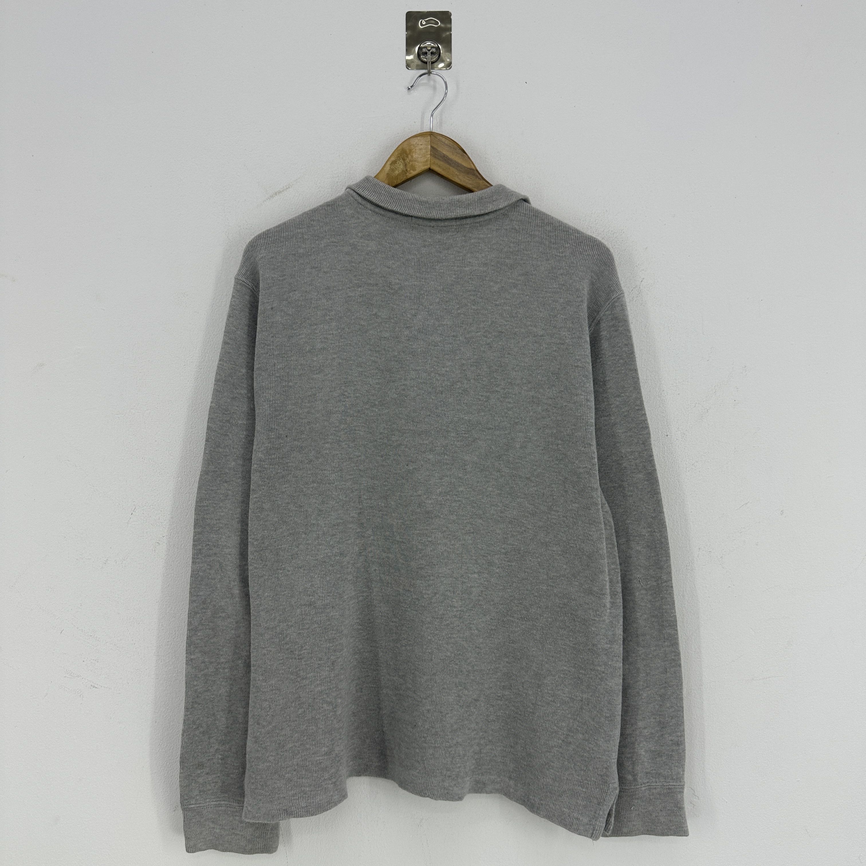 Polo Ralph Lauren Polo Ralph Lauren Grey Quarter-Zip Pullover BP006 Size US XL / EU 56 / 4 - 3 Thumbnail