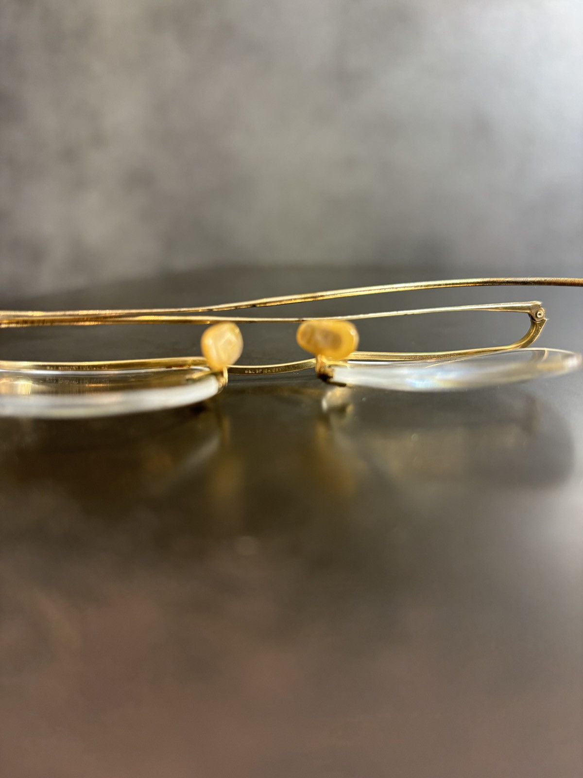 Bausch & Lomb Antique B&L Eyeglasses 1930s Bausch GoldFill HalfRim Frames Size ONE SIZE - 18 Thumbnail