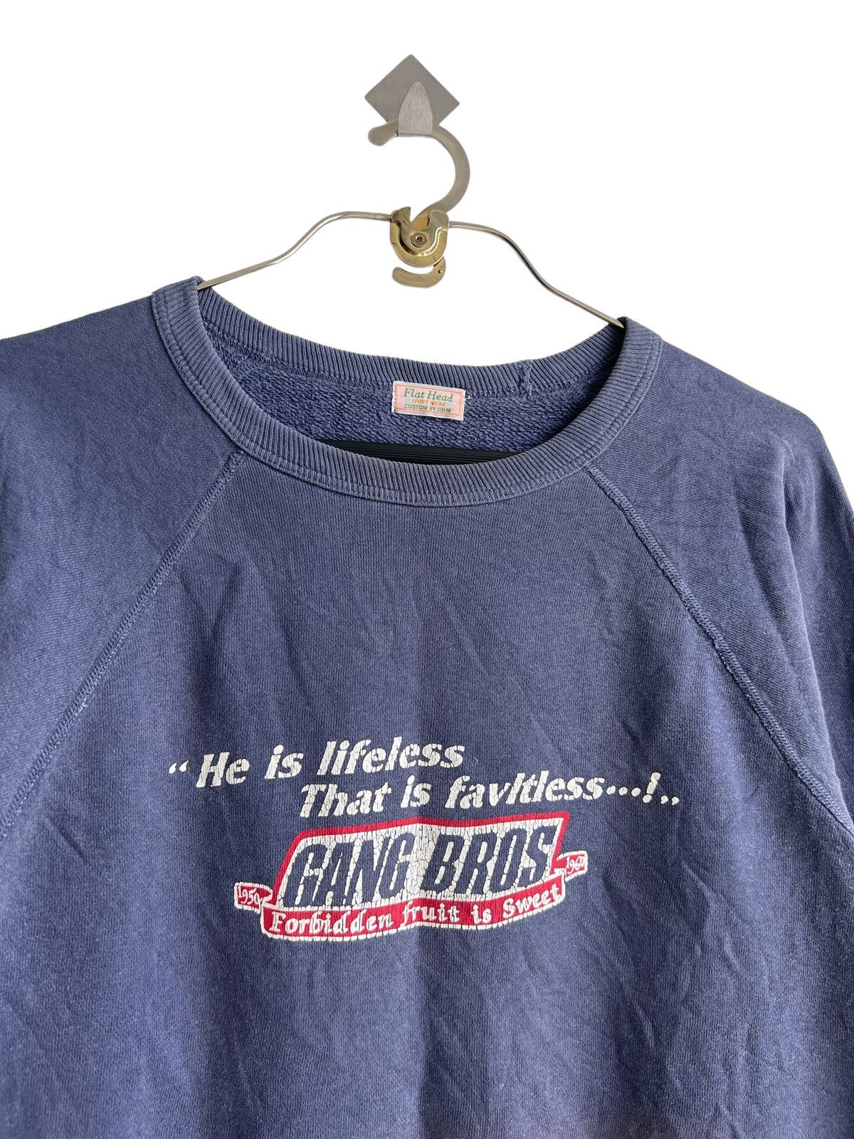 Loopwheeler 1990s TFH 🇯🇵 "Gang Bros" Forbidden Fruit Crewneck Sweater Size US M / EU 48-50 / 2 - 5 Thumbnail