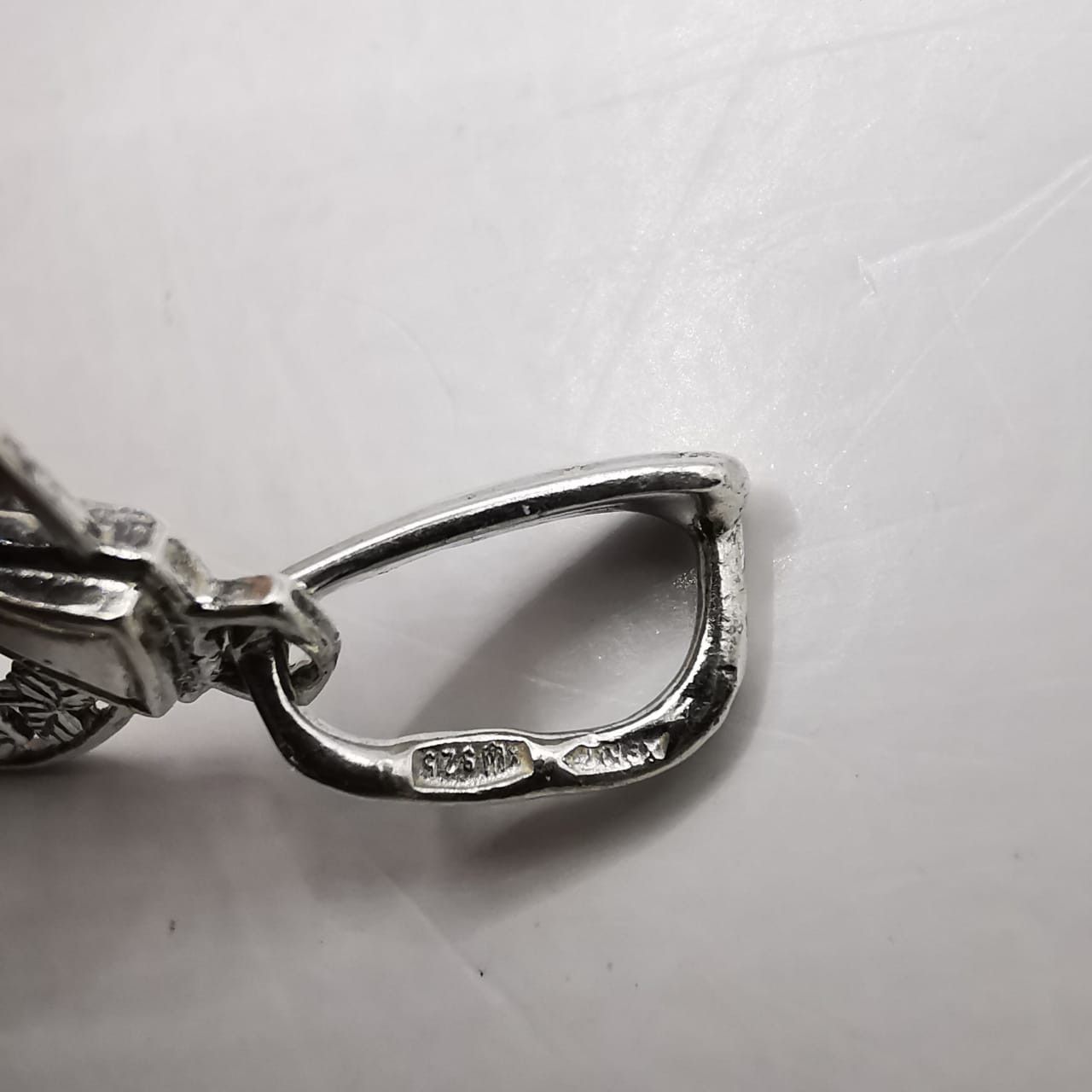 Sterling Silver Vintage Pendant made of 925 silver,sample, 5,34g Size ONE SIZE - 6 Thumbnail