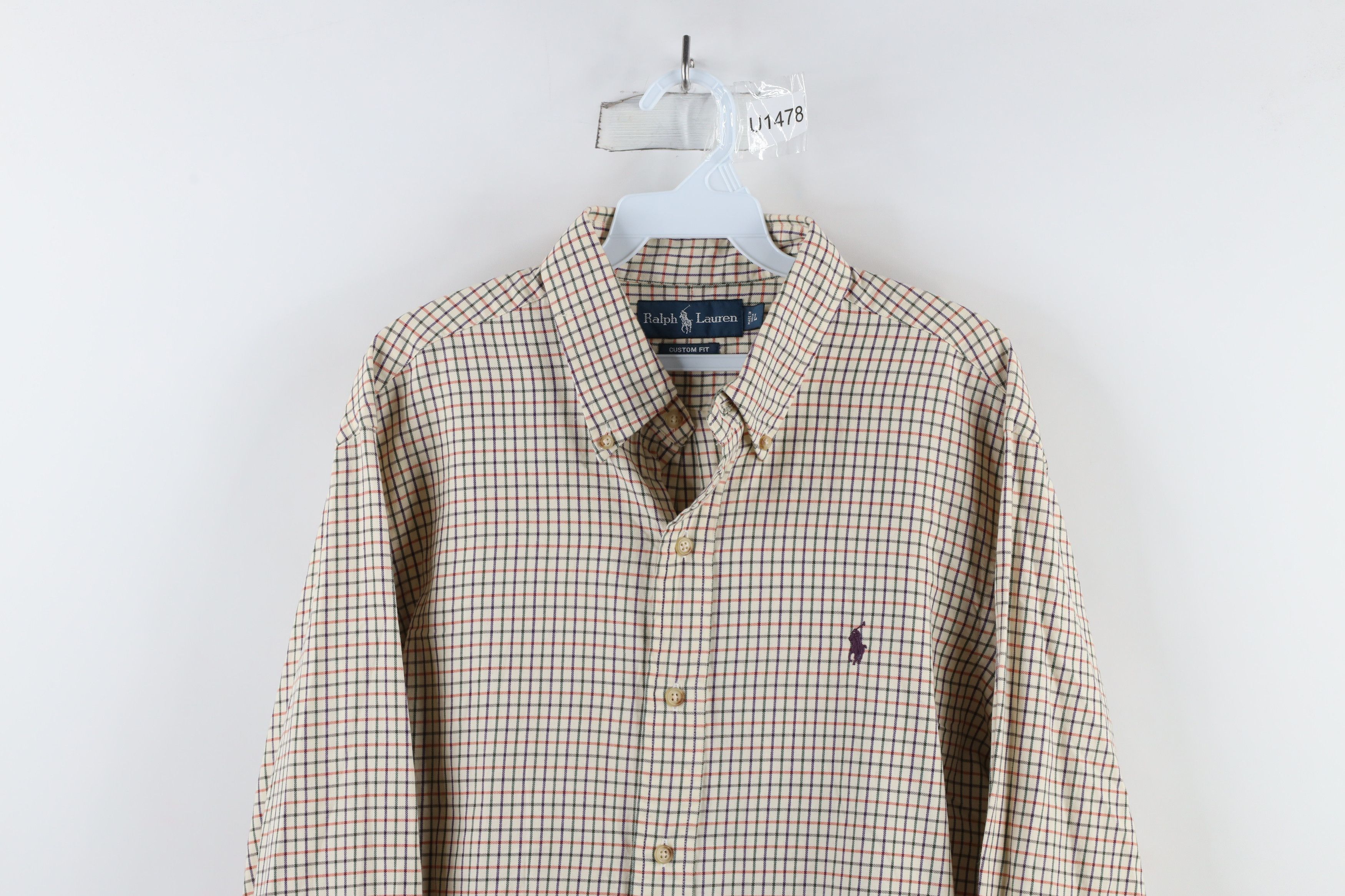 Polo Ralph Lauren Vintage 90s Ralph Lauren Fit Flannel Button Down Shirt Plaid Size US L / EU 52-54 / 3 - 2 Thumbnail